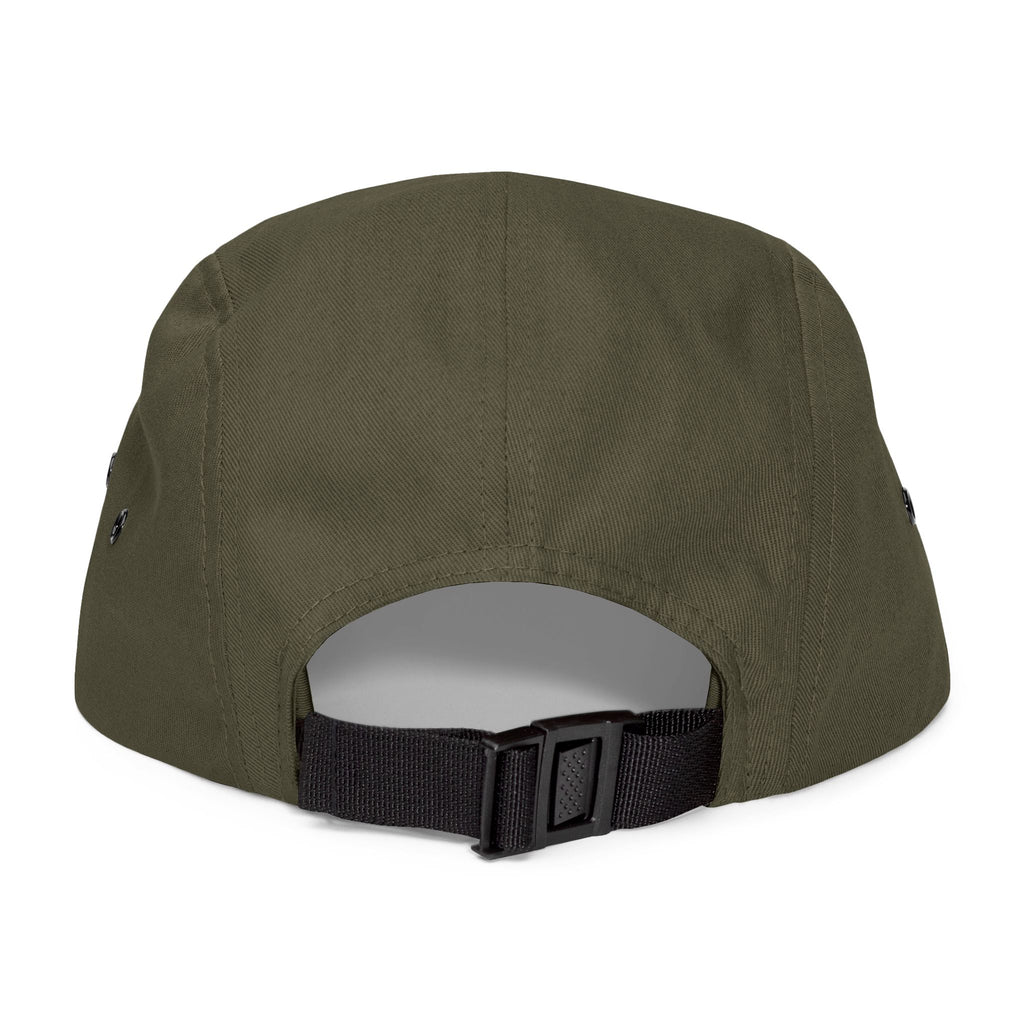 Long Island Green Embroidered 5-Panel Cap - Olive