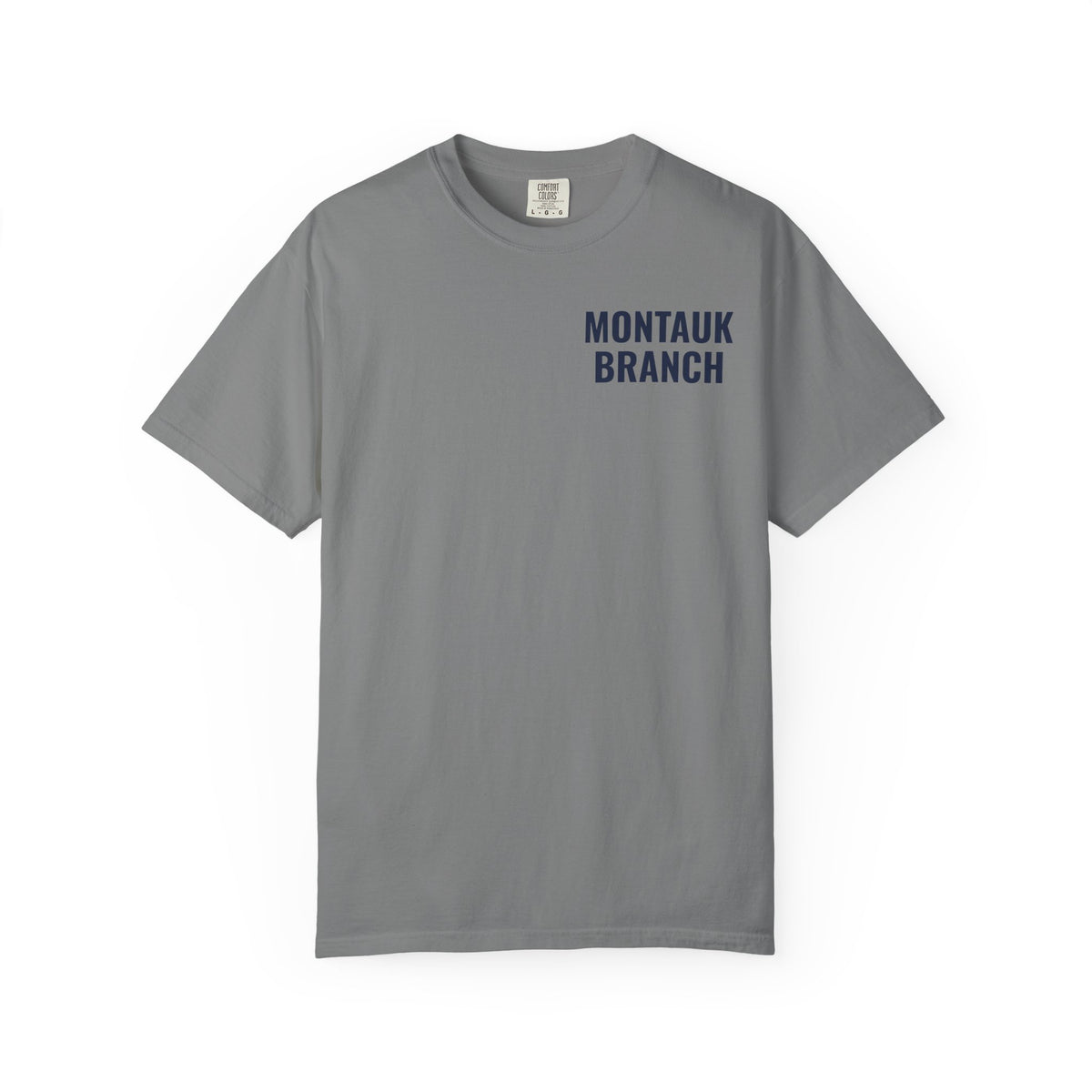 Montauk Branch Train Sunset - Grey