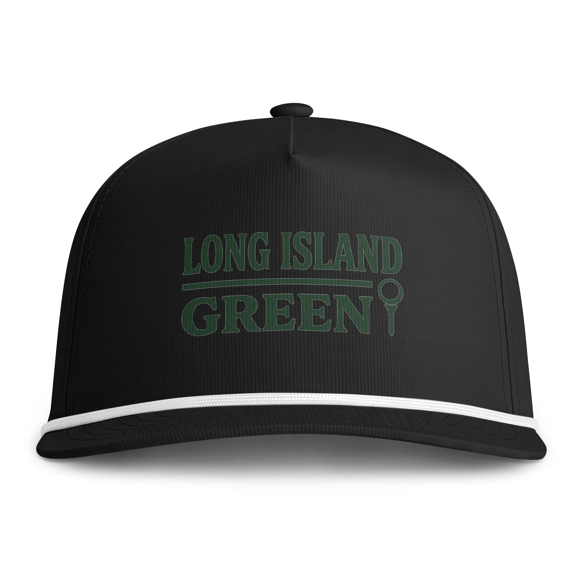 Long Island Green Rope Cap - Black