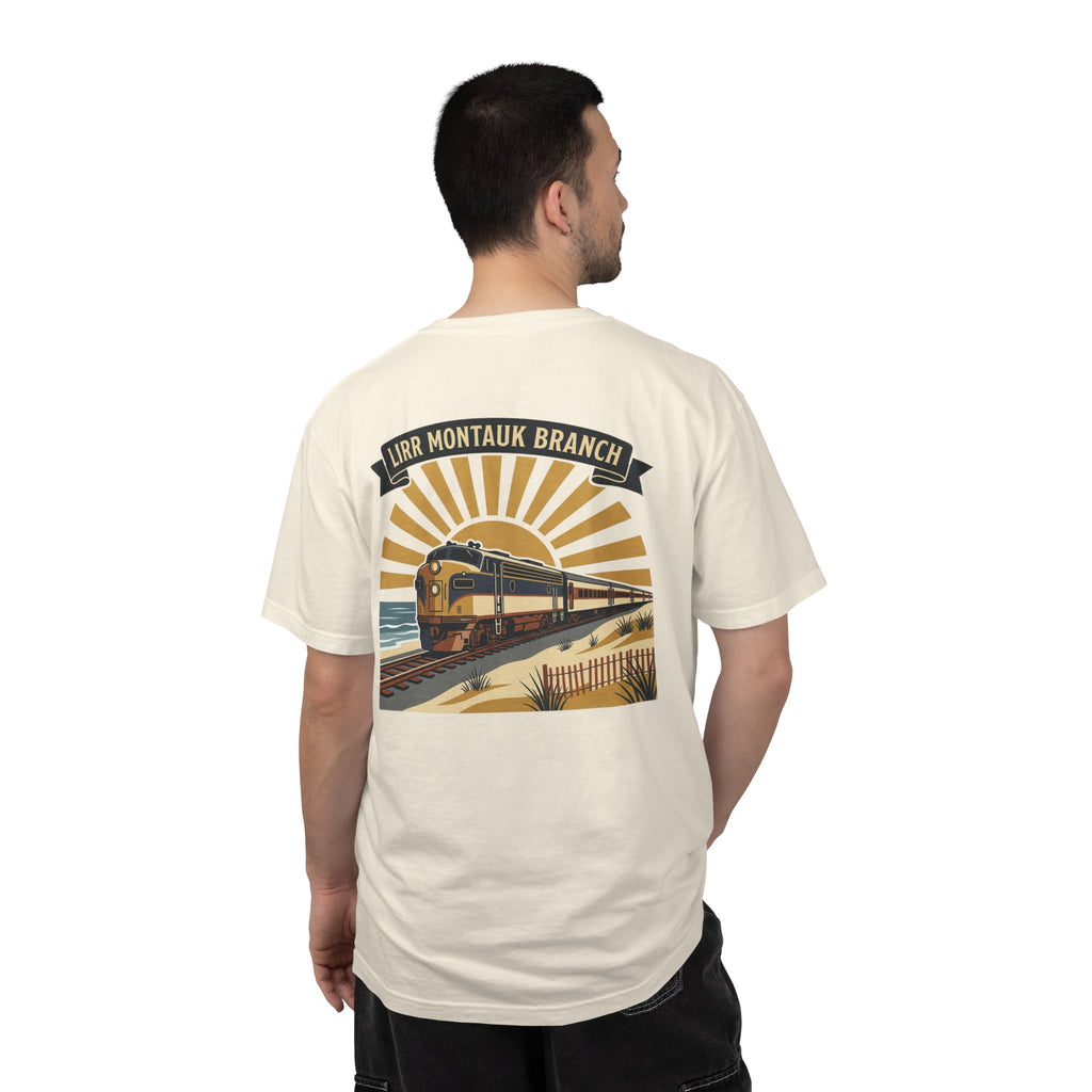Montauk Branch Train Sunset - Ivory