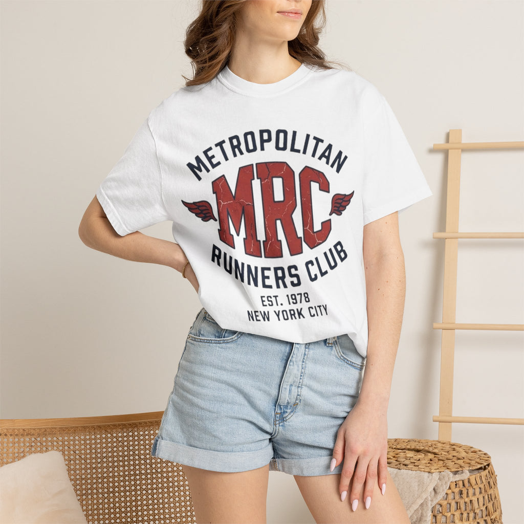 Metropolitan Runners Club "MRC" Graphic T-Shirt — Vintage NYC Running Tee