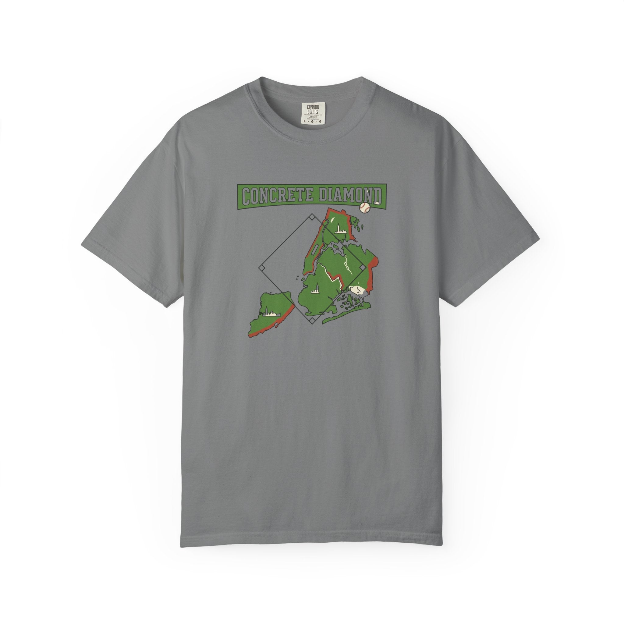 Concrete Diamond Baseball - Grey