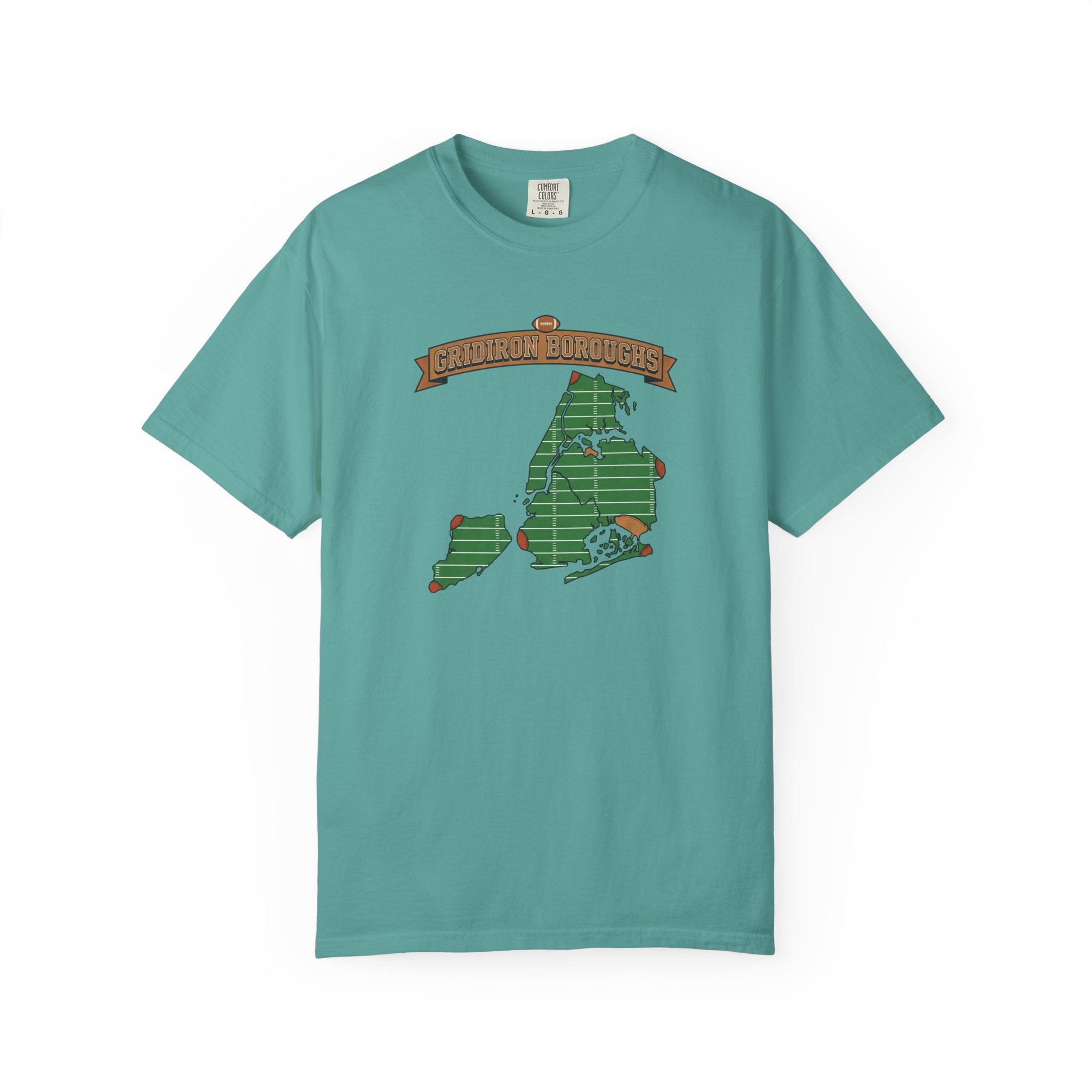 Gridiron Boroughs Football - Seafoam