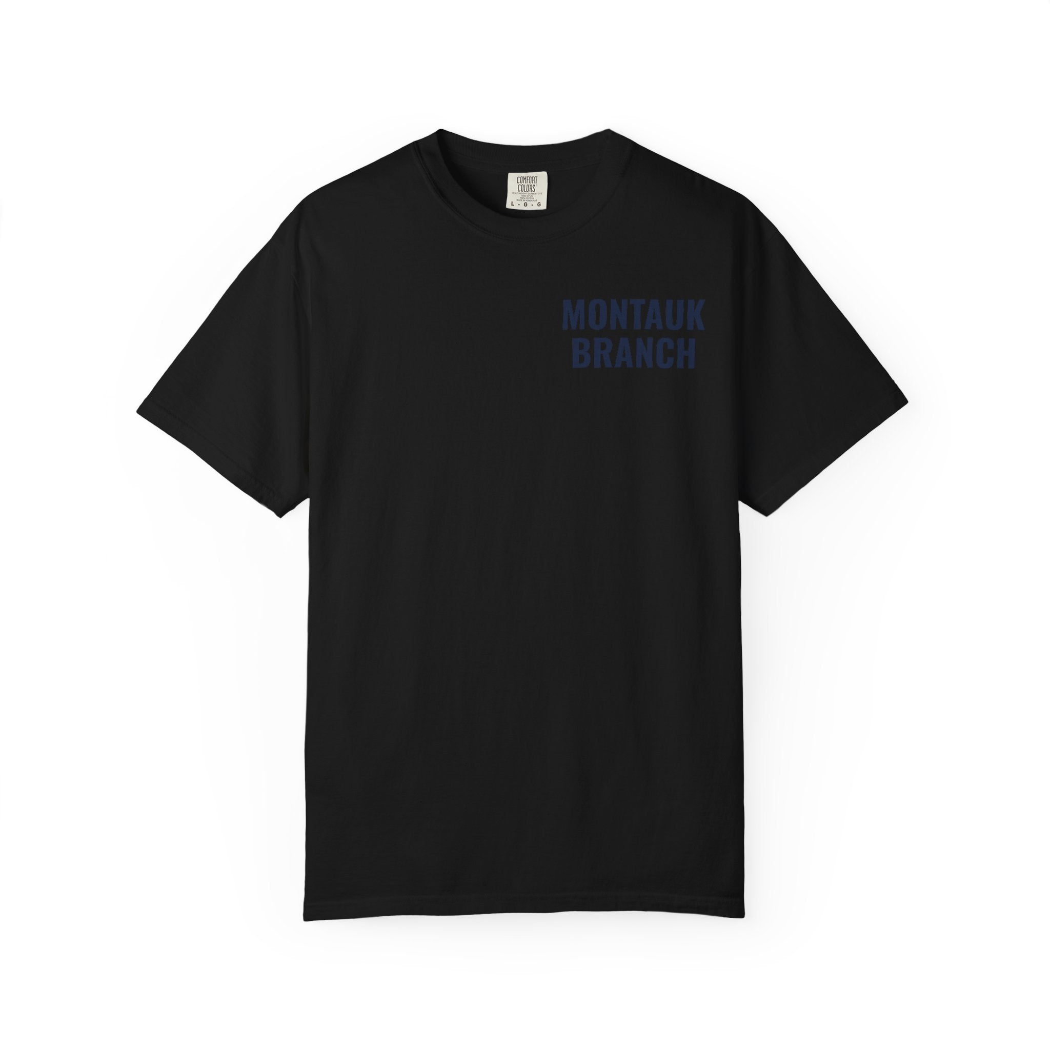 Montauk Branch Train Sunset - Black