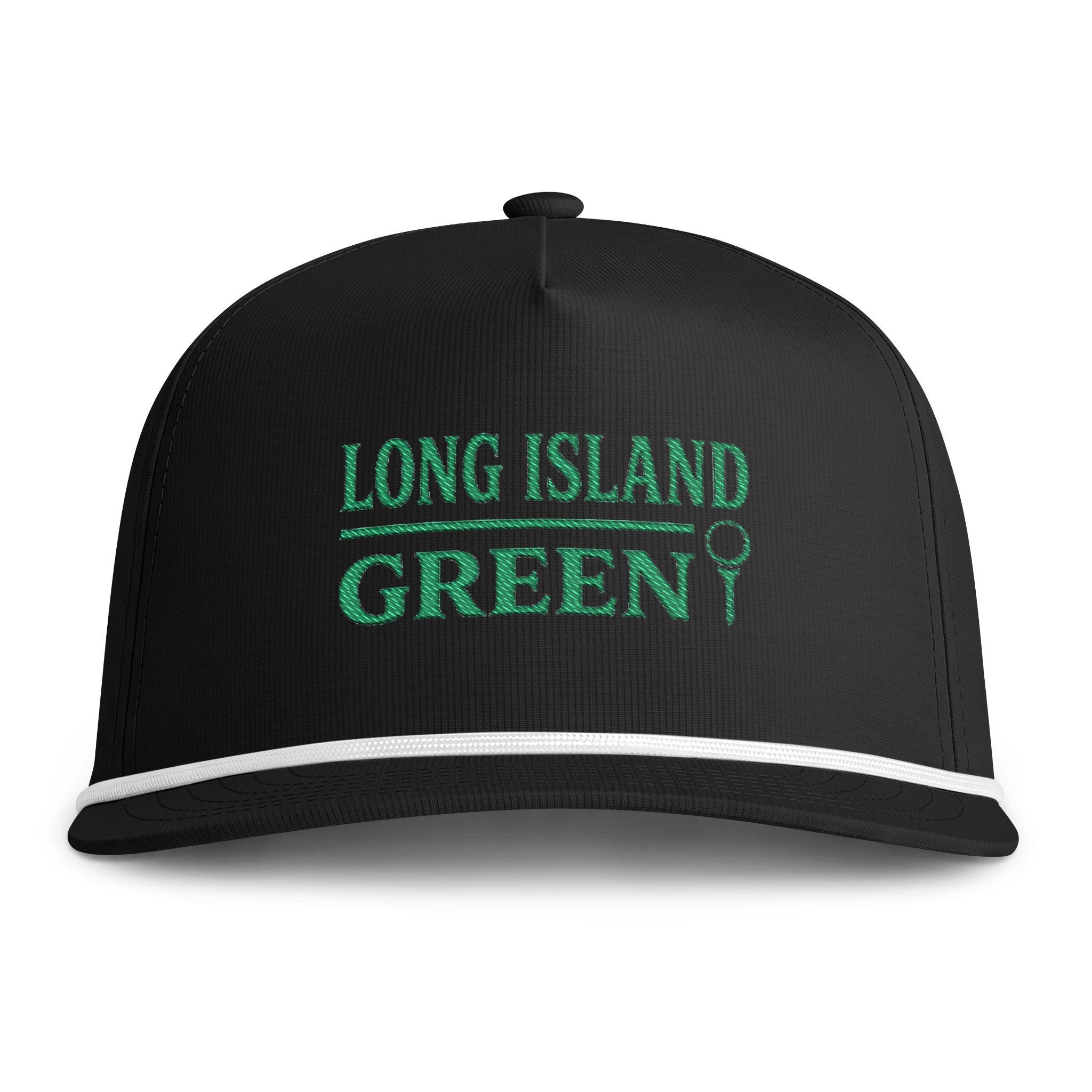 Long Island Green Rope Cap - Black