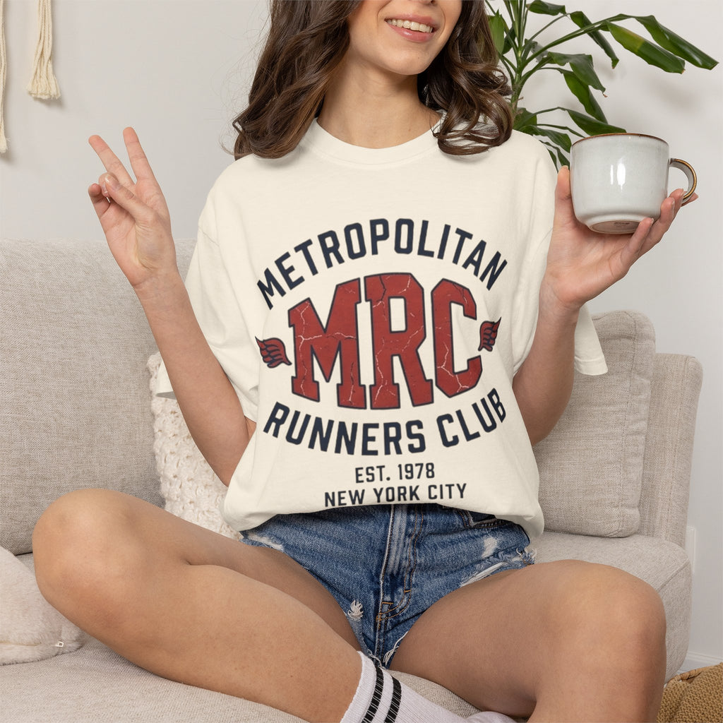 Metropolitan Runners Club "MRC" Graphic T-Shirt — Vintage NYC Running Tee