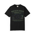 Northern Border Travels T-Shirt — Canadian Wilderness Map Crew Tee