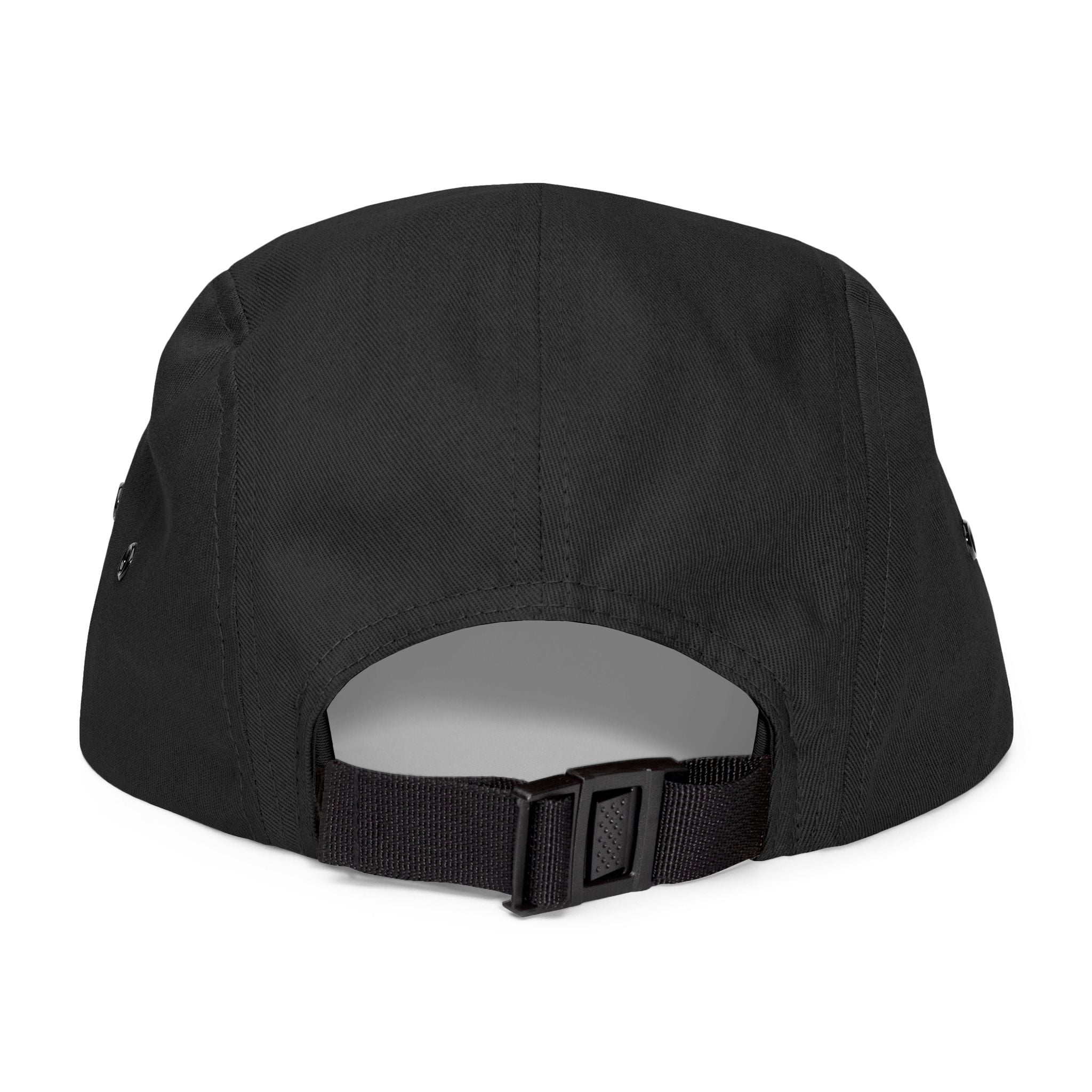 Long Island Green Embroidered 5-Panel Cap - Black