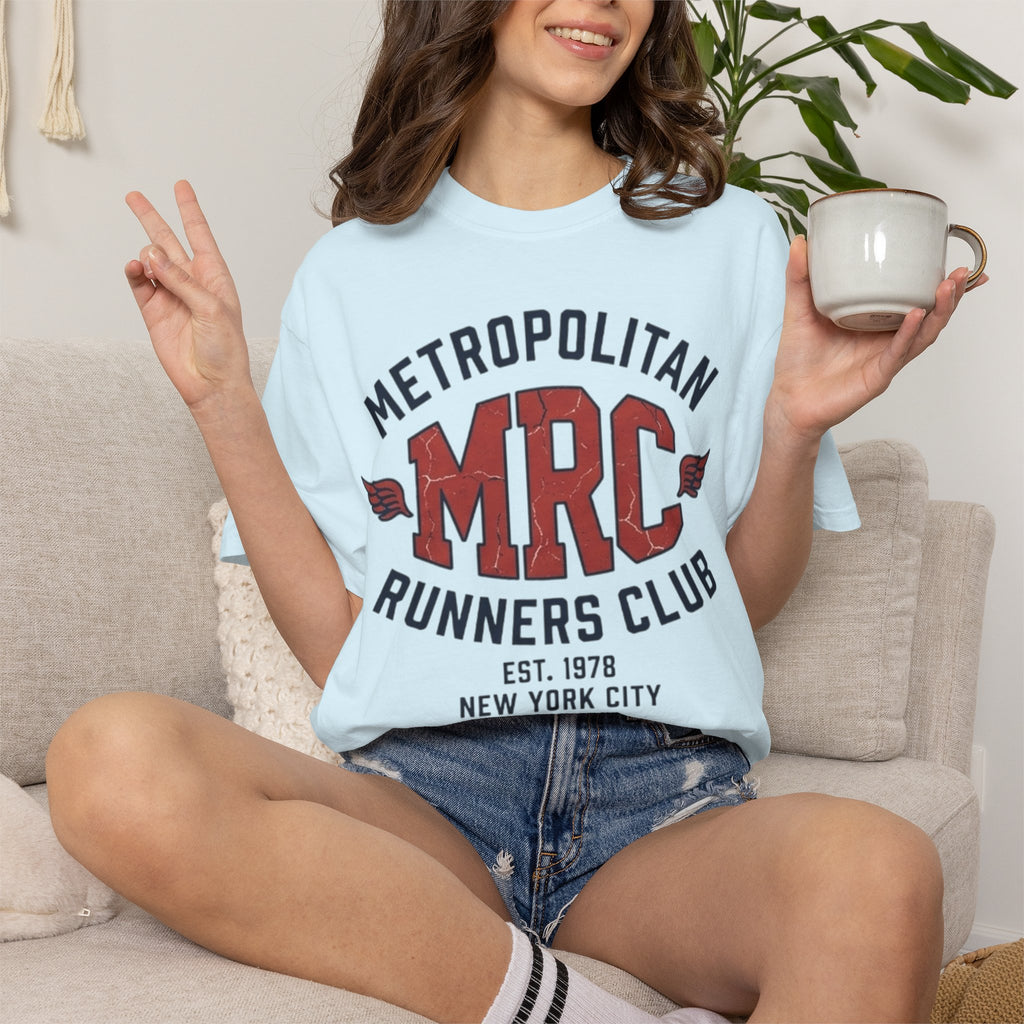 Metropolitan Runners Club "MRC" Graphic T-Shirt — Vintage NYC Running Tee