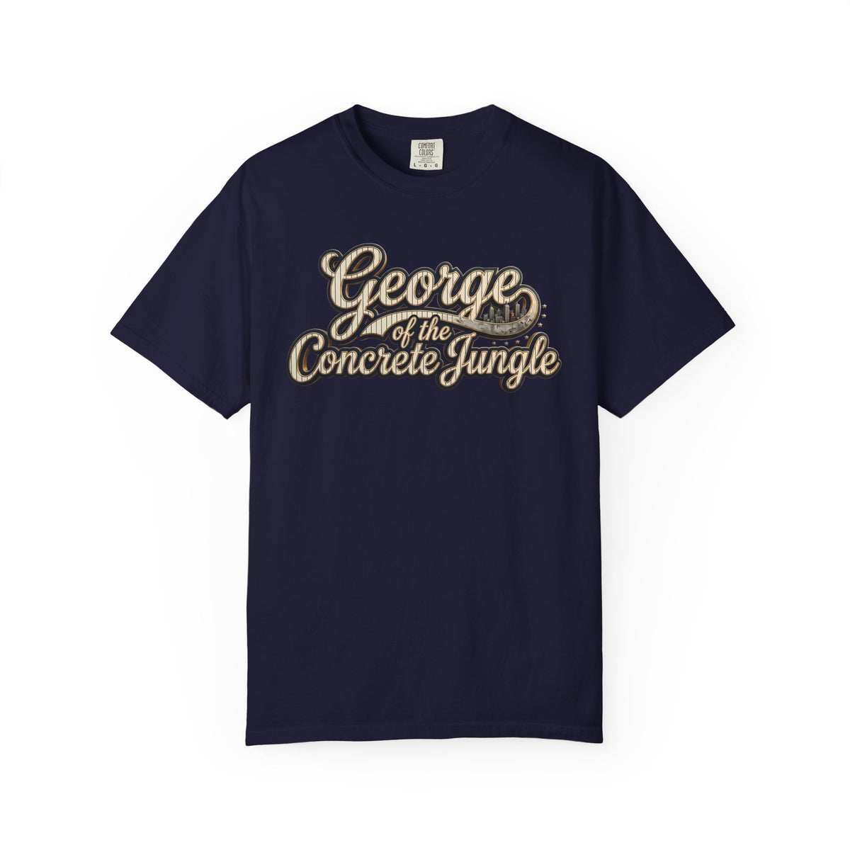 "George of the Concrete Jungle" New York Baseball Tee