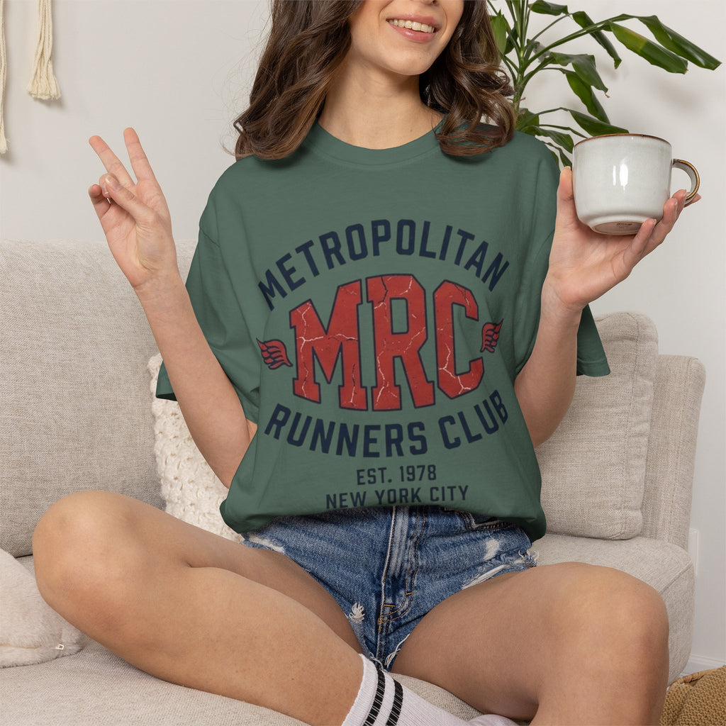 Metropolitan Runners Club "MRC" Graphic T-Shirt — Vintage NYC Running Tee