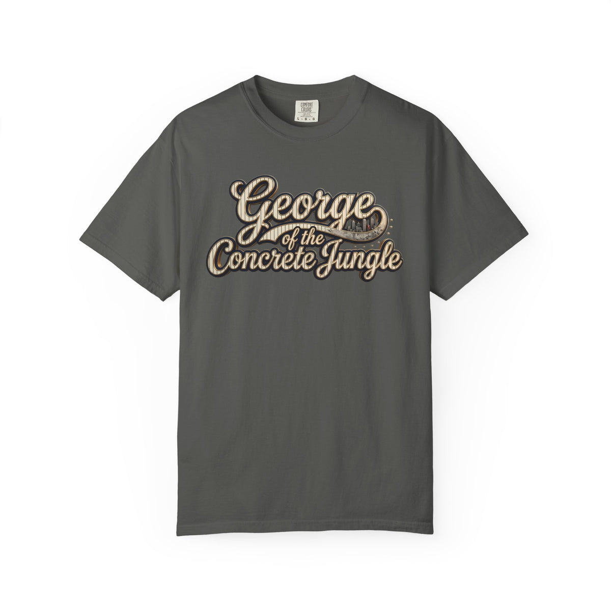 "George of the Concrete Jungle" New York Baseball Tee