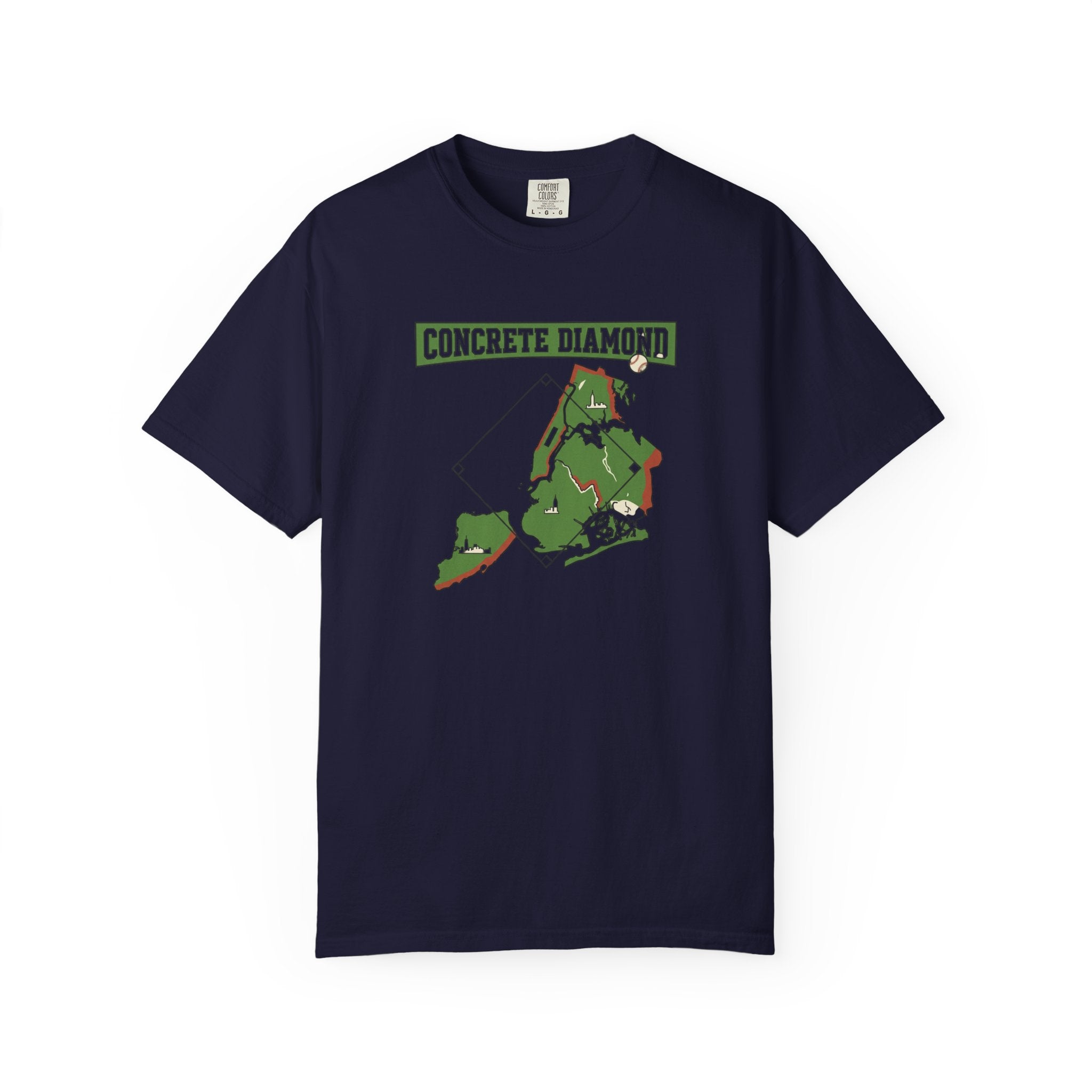 Concrete Diamond Baseball - True Navy
