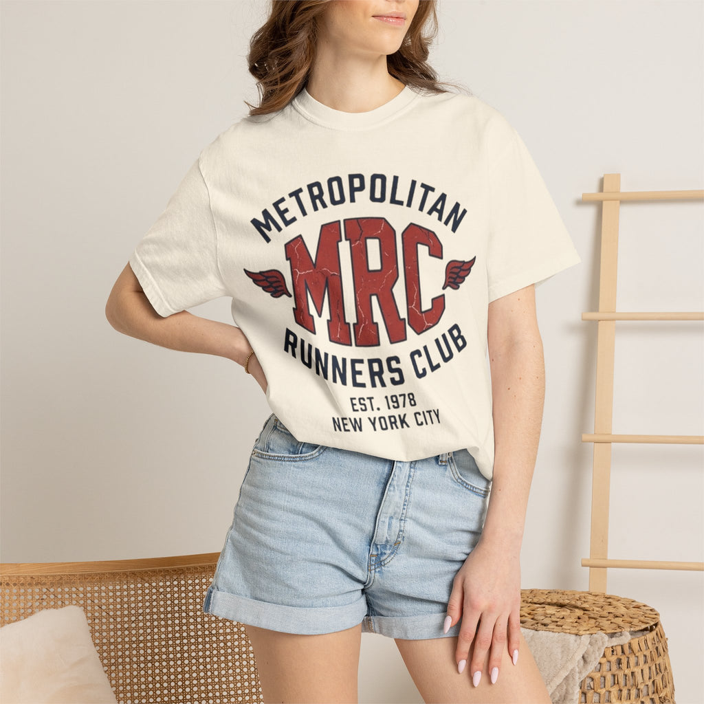 Metropolitan Runners Club "MRC" Graphic T-Shirt — Vintage NYC Running Tee