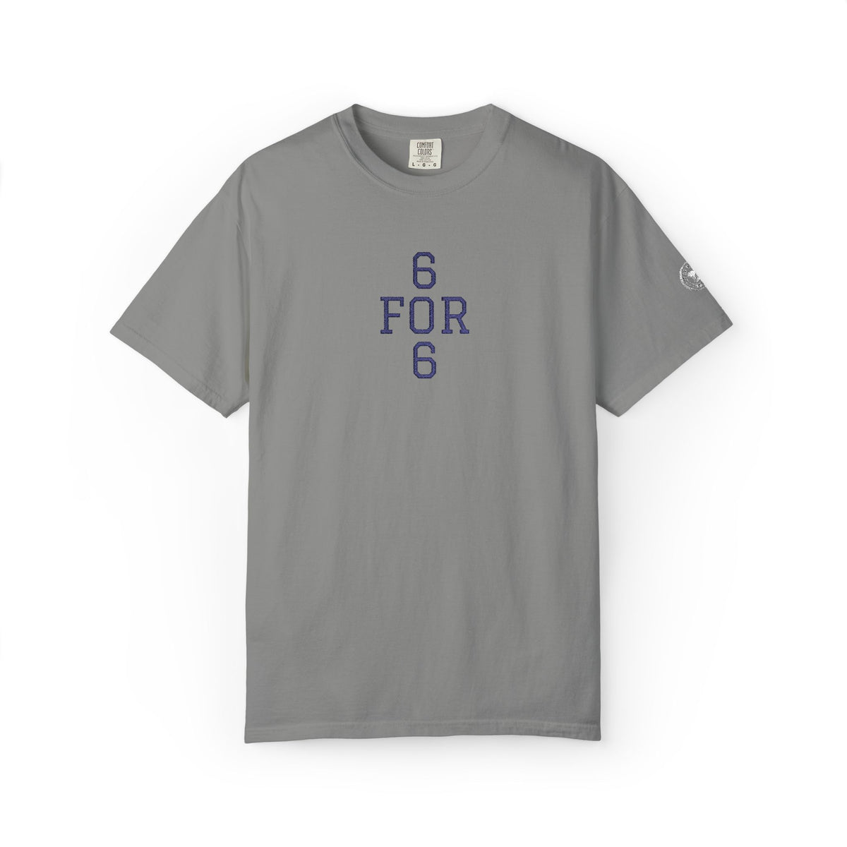6 FOR 6 Embroidered - Granite