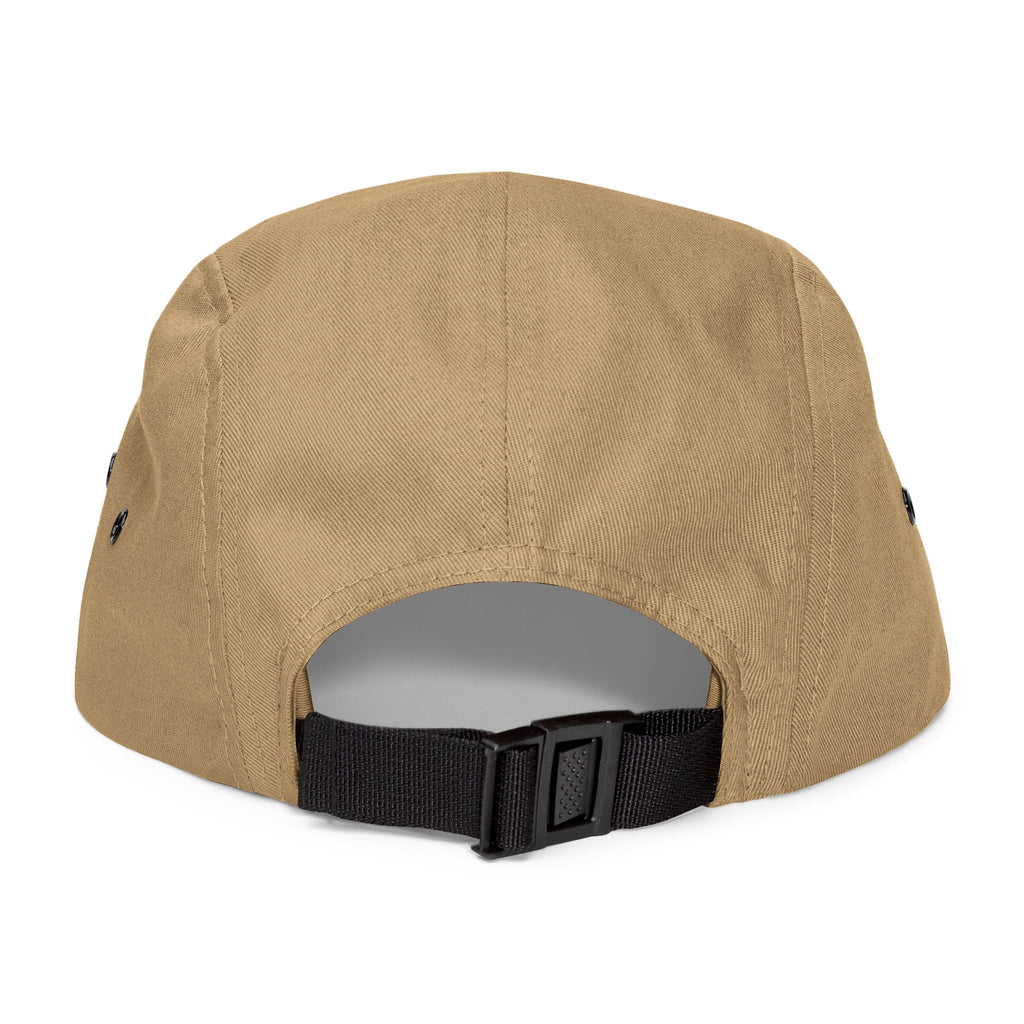 Long Island Green Embroidered 5-Panel Cap - Khaki