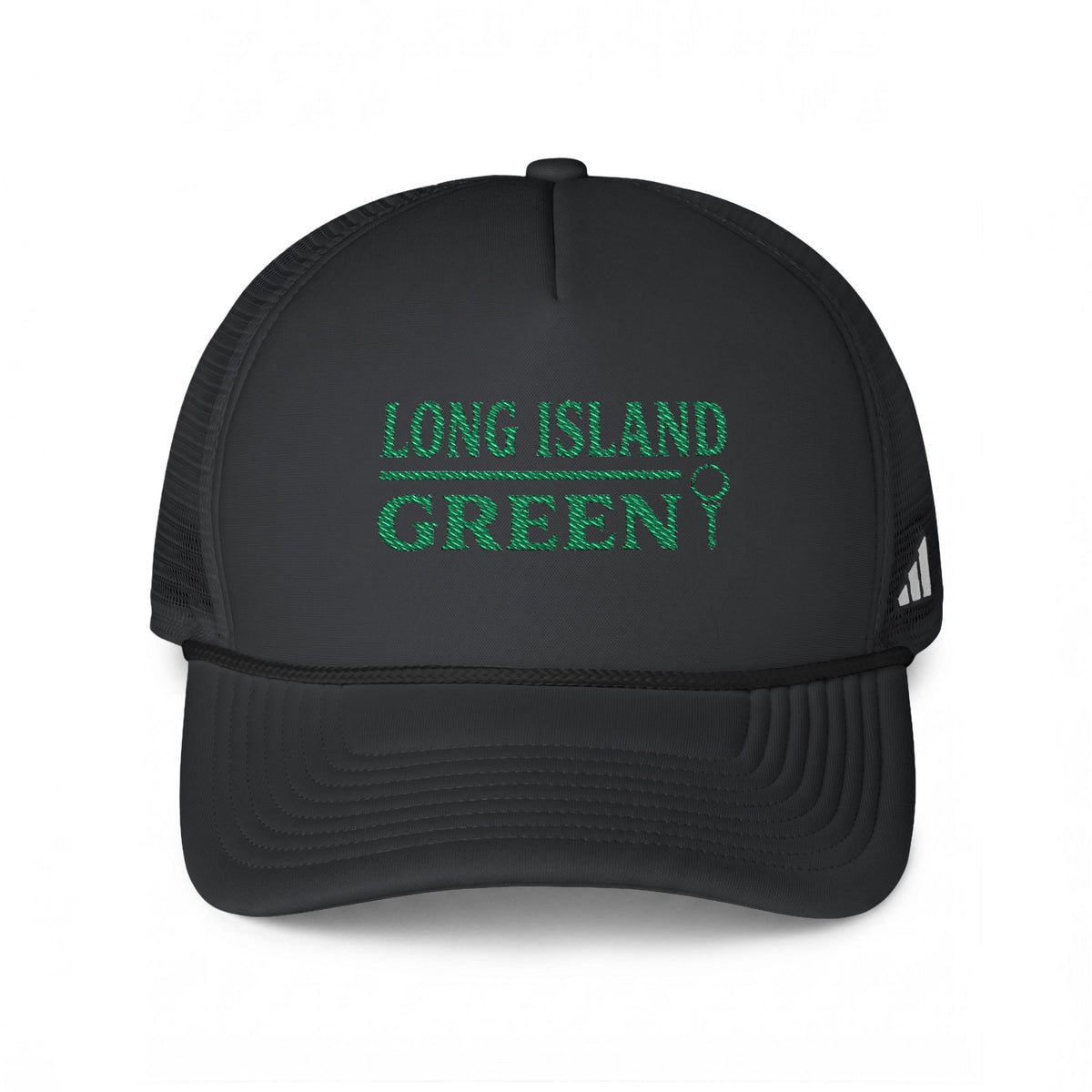 Long Island Green Golf Hat - Team Dark Grey / Black / White