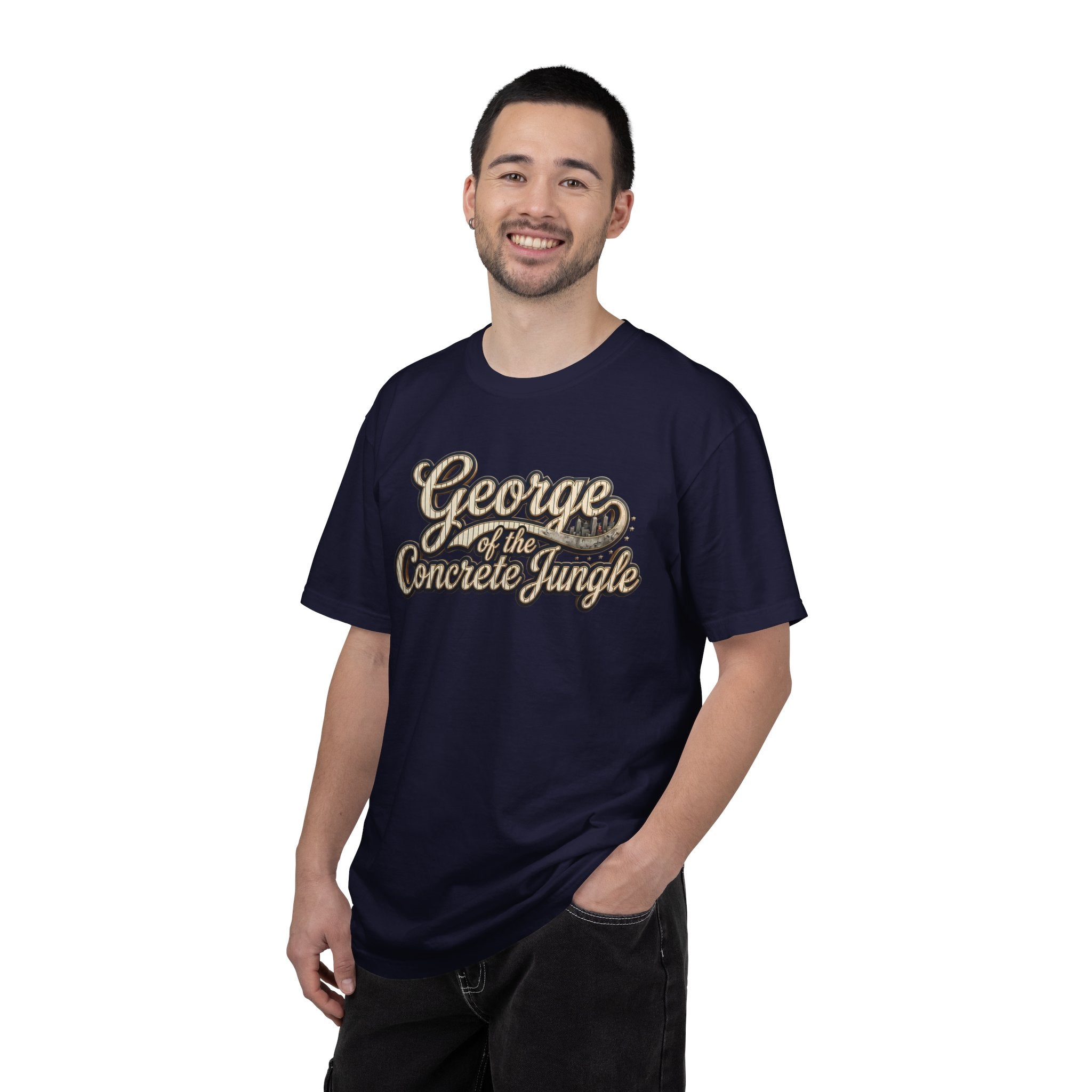 "George of the Concrete Jungle" New York Baseball Tee