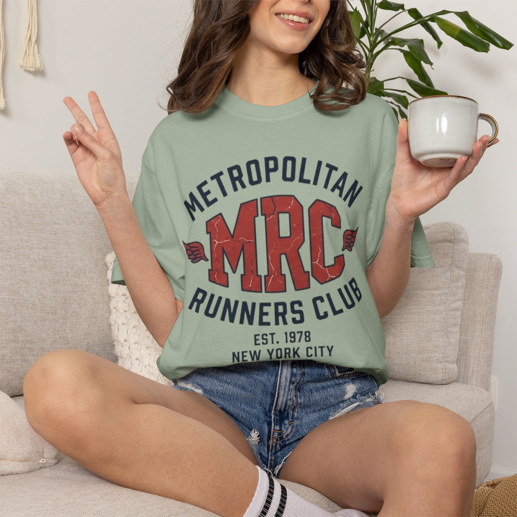 Metropolitan Runners Club "MRC" Graphic T-Shirt — Vintage NYC Running Tee