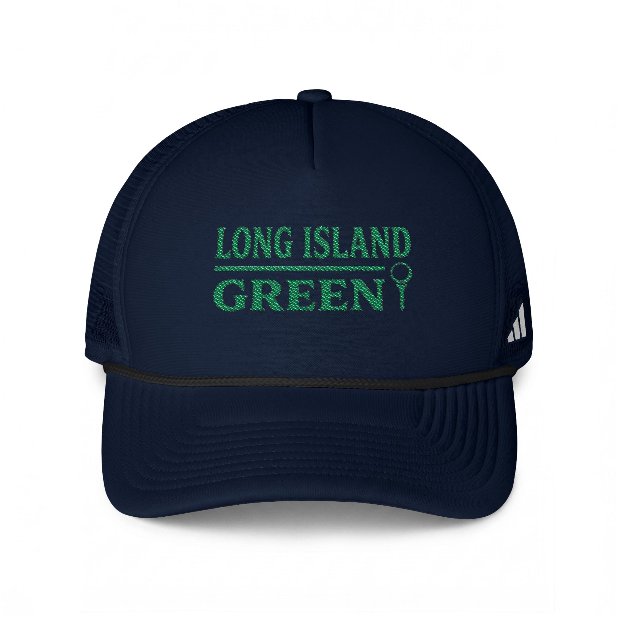 Long Island Green Golf Hat - Team Navy Blue / Black / White