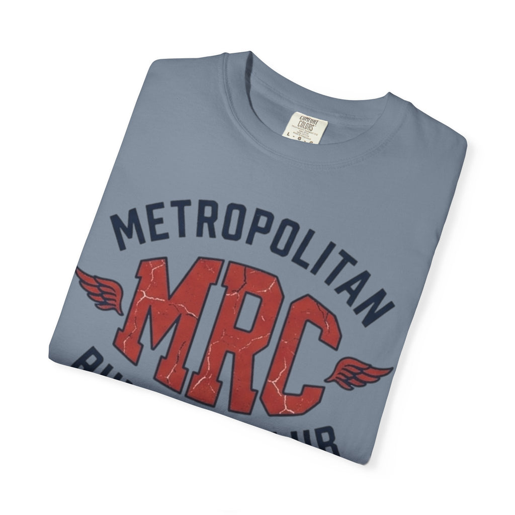 Metropolitan Runners Club "MRC" Graphic T-Shirt — Vintage NYC Running Tee