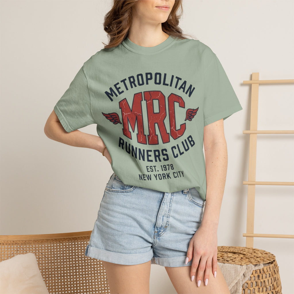 Metropolitan Runners Club "MRC" Graphic T-Shirt — Vintage NYC Running Tee