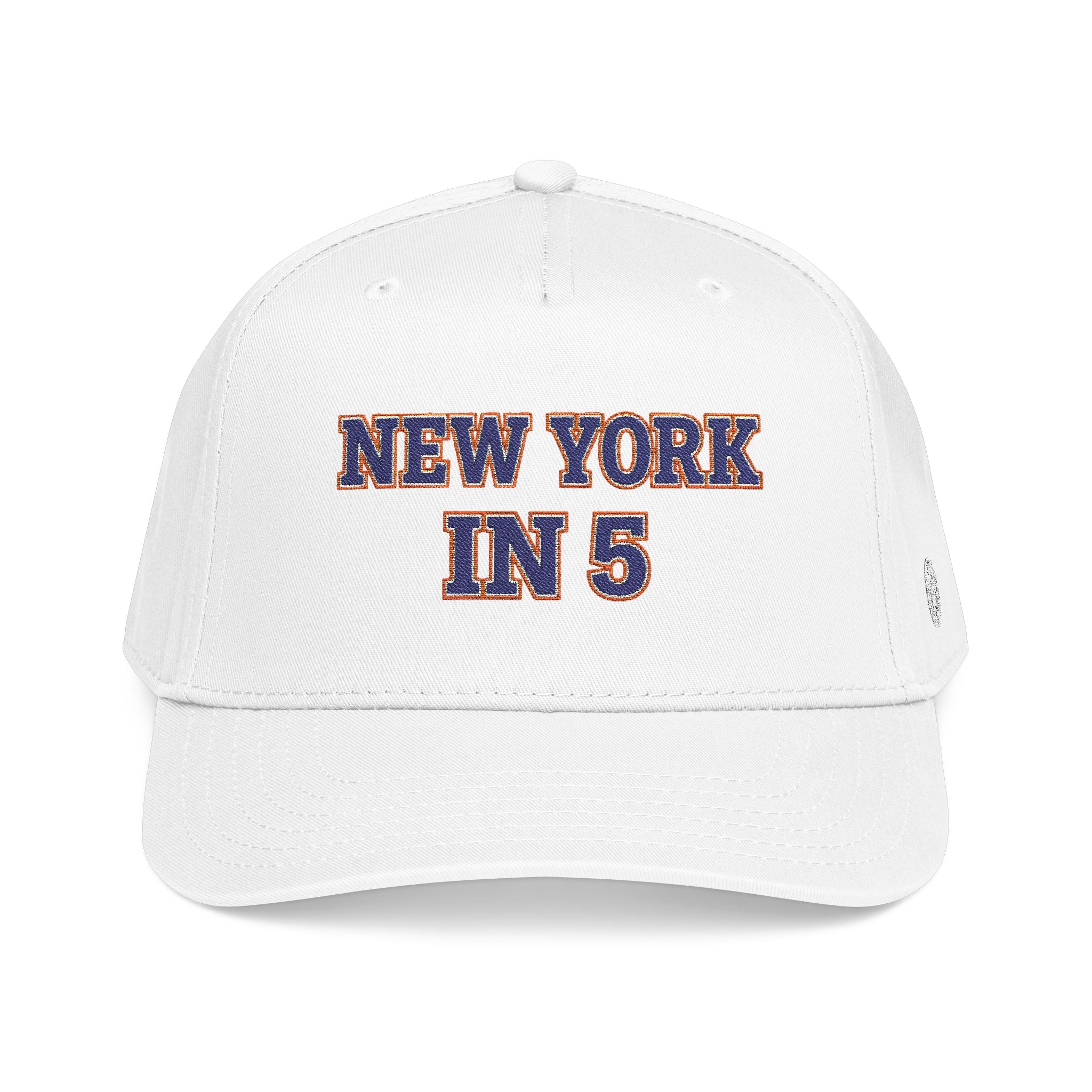 New York In 5 Hat - White