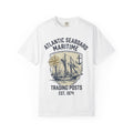 Maritime Sailing Tee — "Atlantic Seaboard" Vintage Ship Graphic