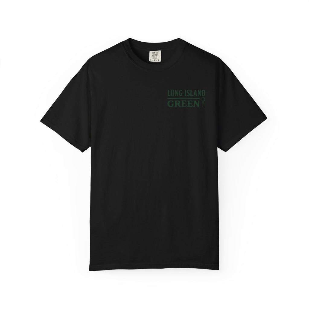 Long Island Green Golf Course Map - Black