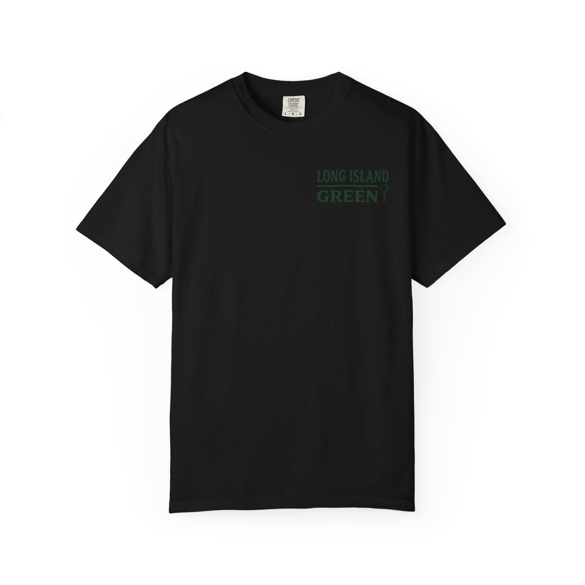 Long Island Green Golf Course Map - Black
