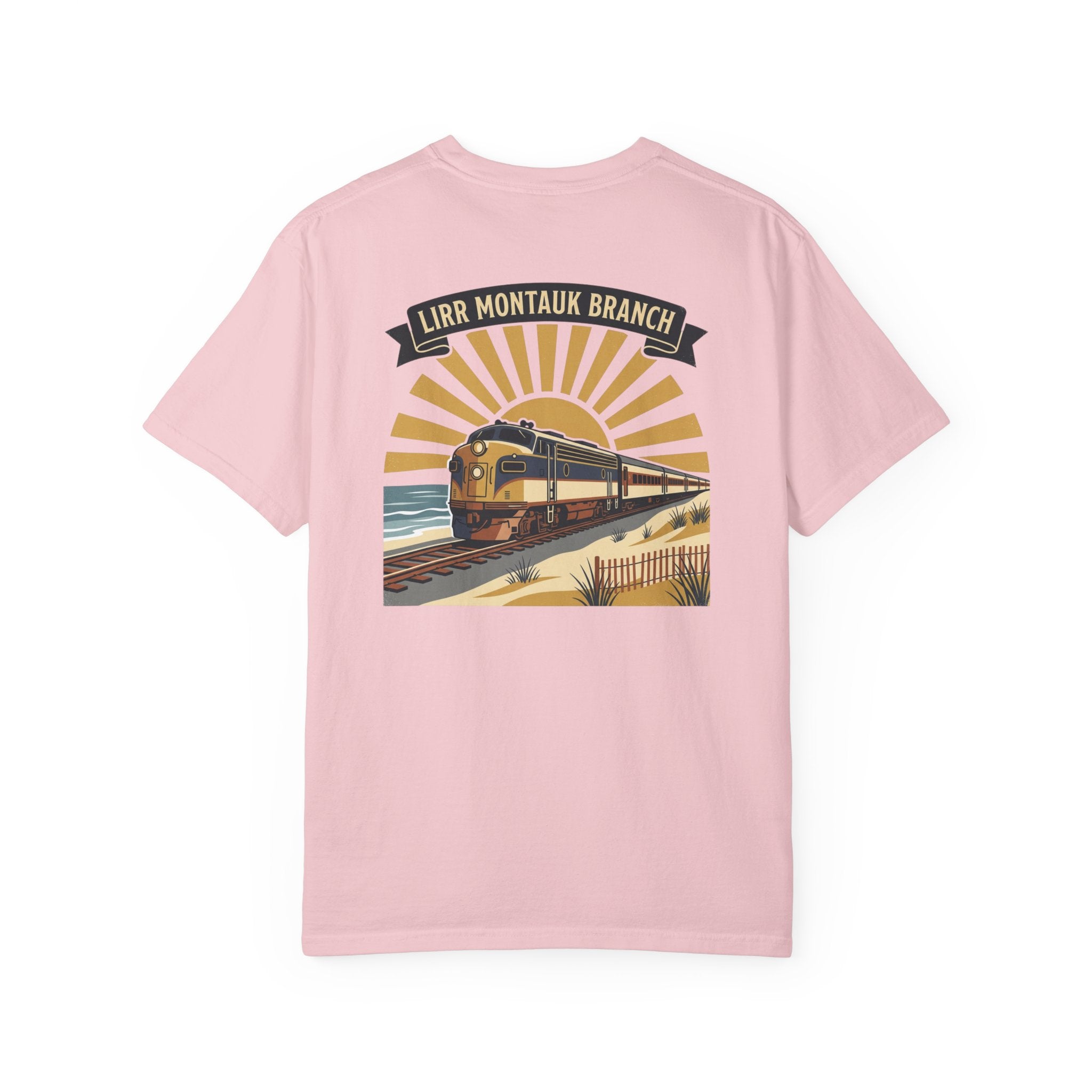 Montauk Branch Train Sunset - Blossom