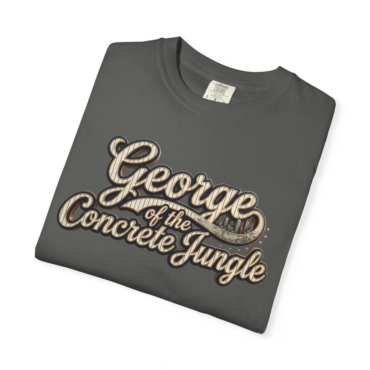 "George of the Concrete Jungle" New York Baseball Tee
