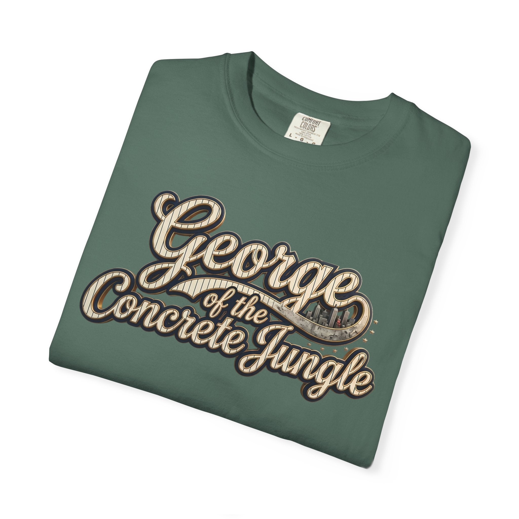 "George of the Concrete Jungle" New York Baseball Tee