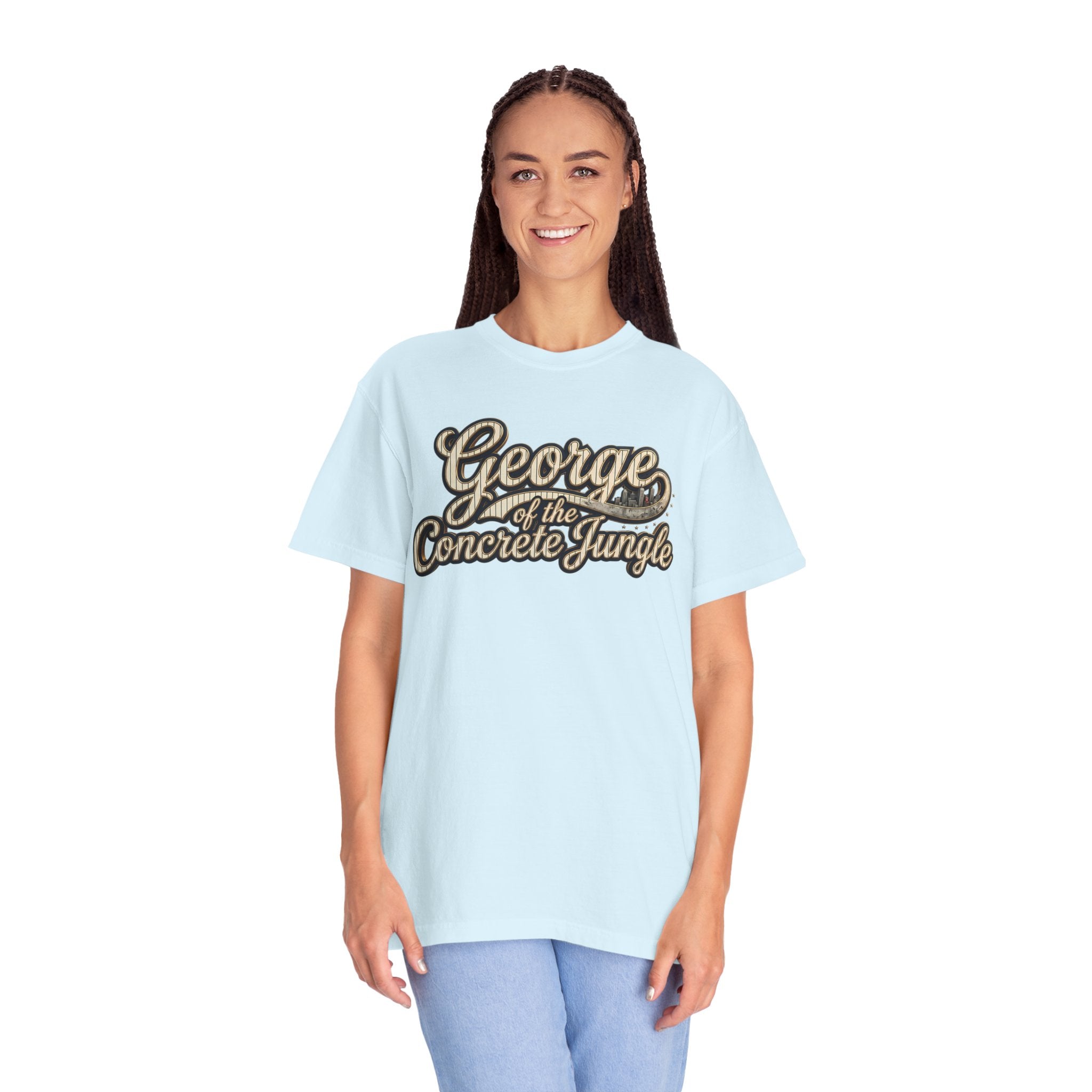 "George of the Concrete Jungle" New York Baseball Tee