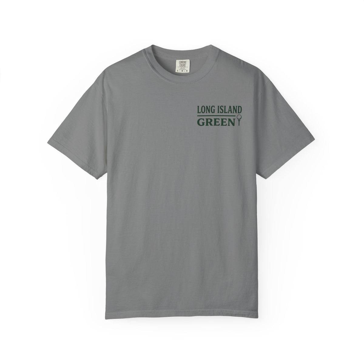 Long Island Green Golf Course Map - Grey