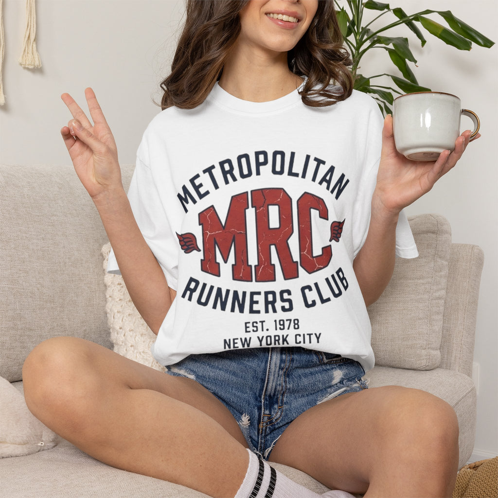 Metropolitan Runners Club "MRC" Graphic T-Shirt — Vintage NYC Running Tee