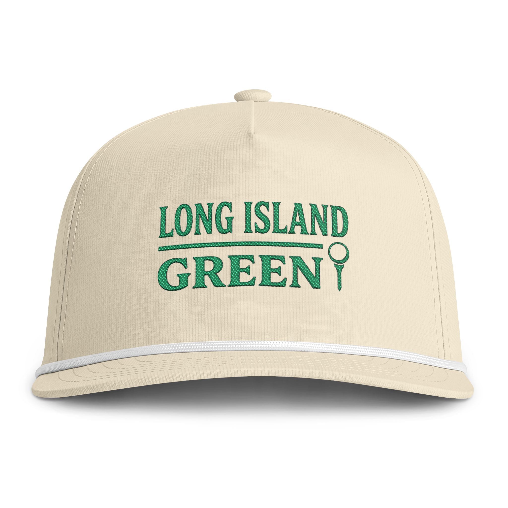 Long Island Green Rope Cap - Ivory