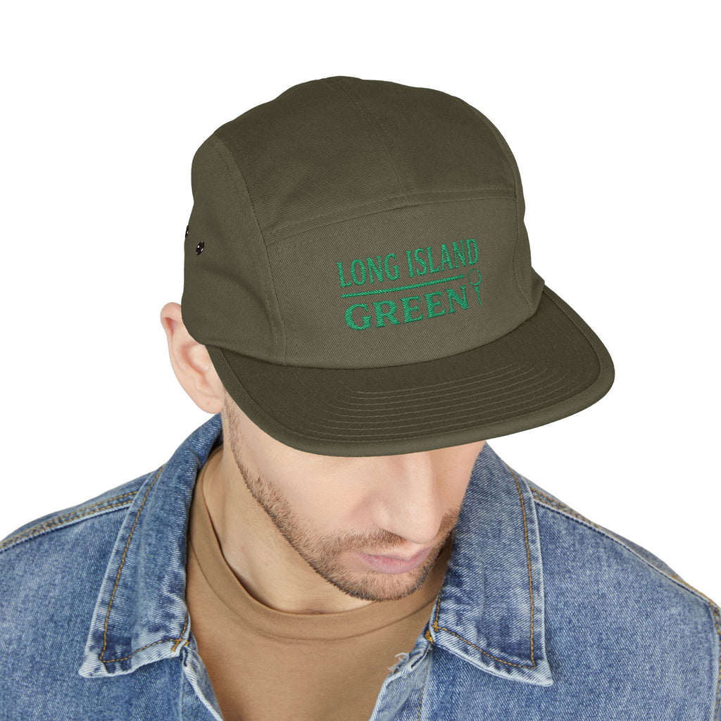 Long Island Green 5-Panel Cap - Olive