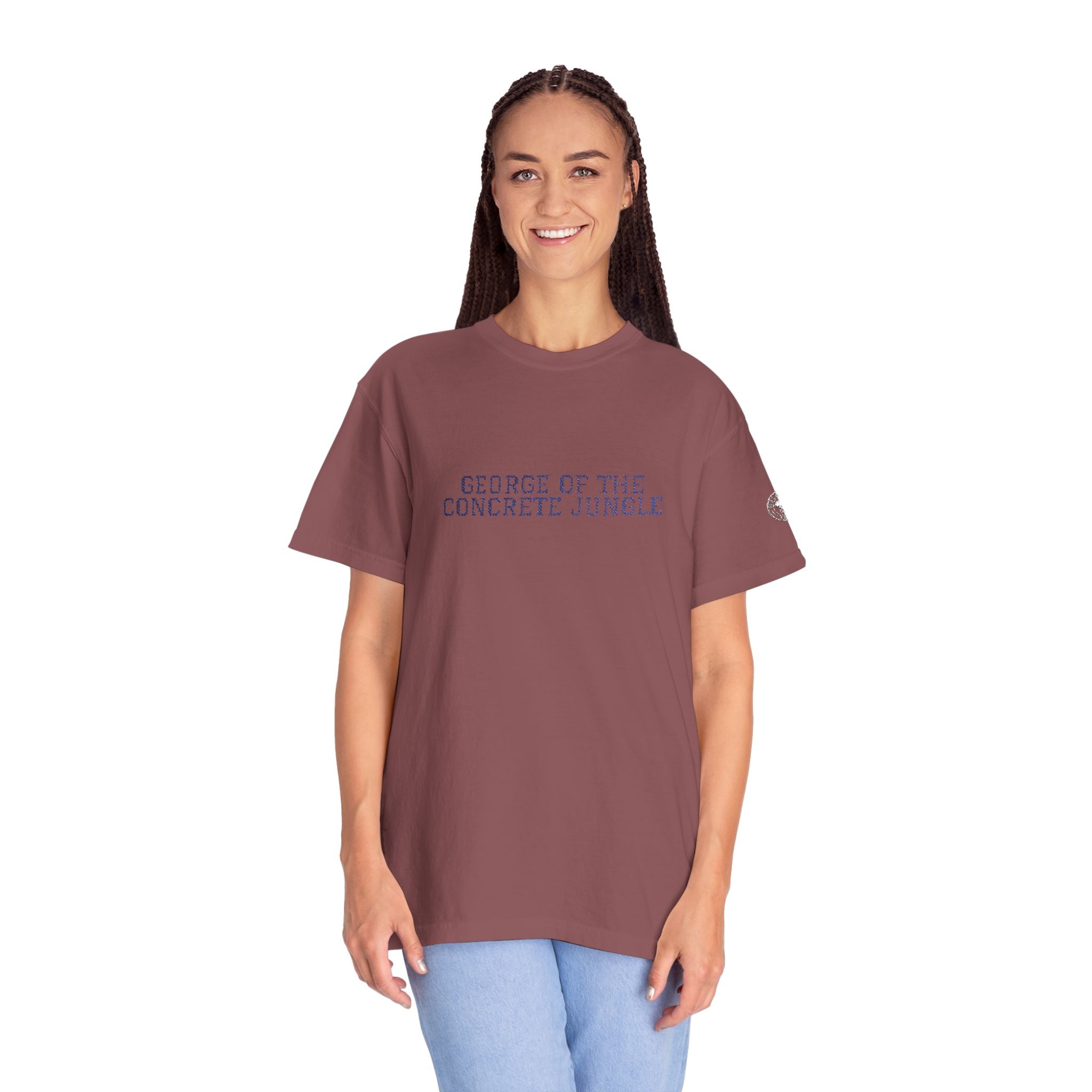 George of the Concrete Jungle Embroidered - Brick