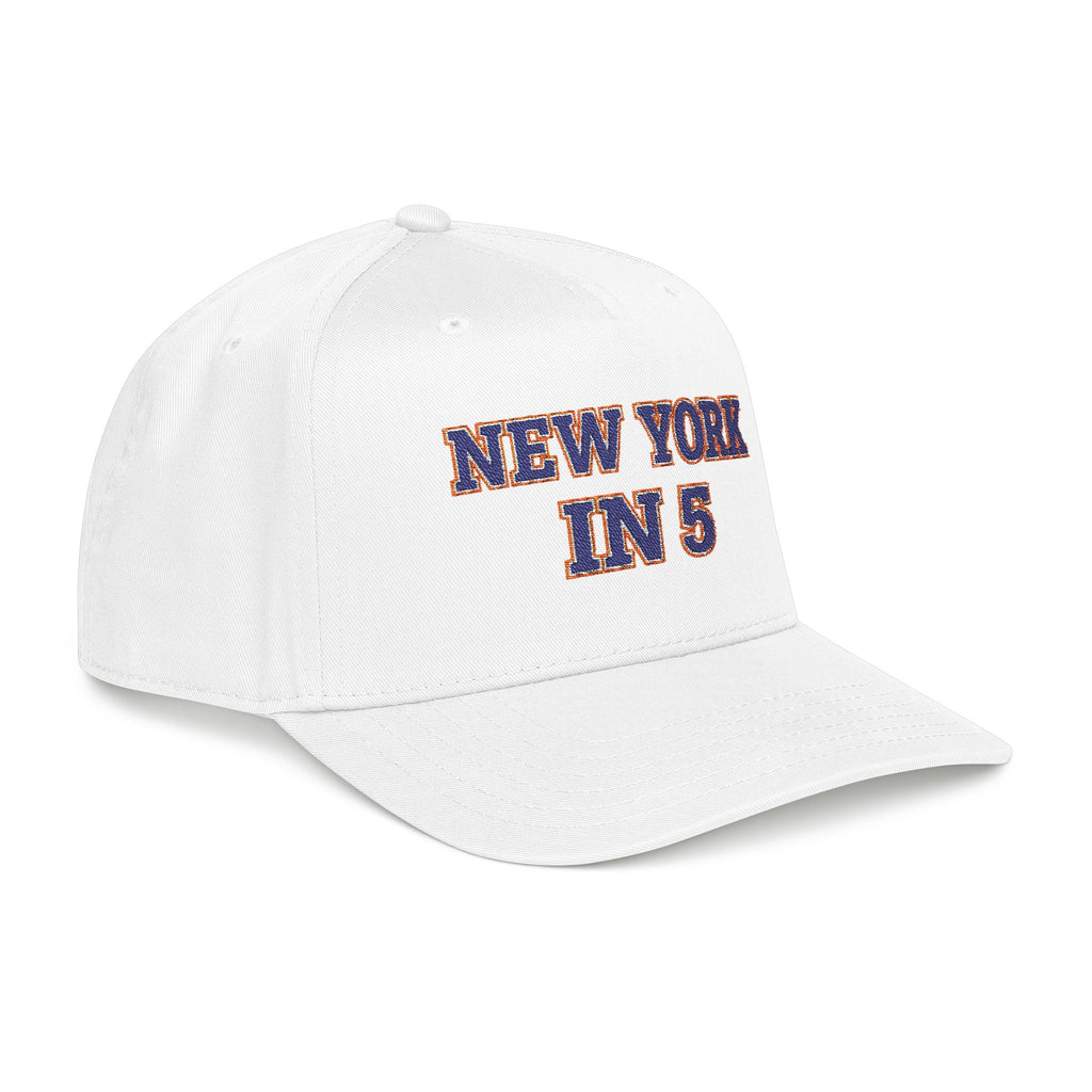 New York In 5 Hat - White