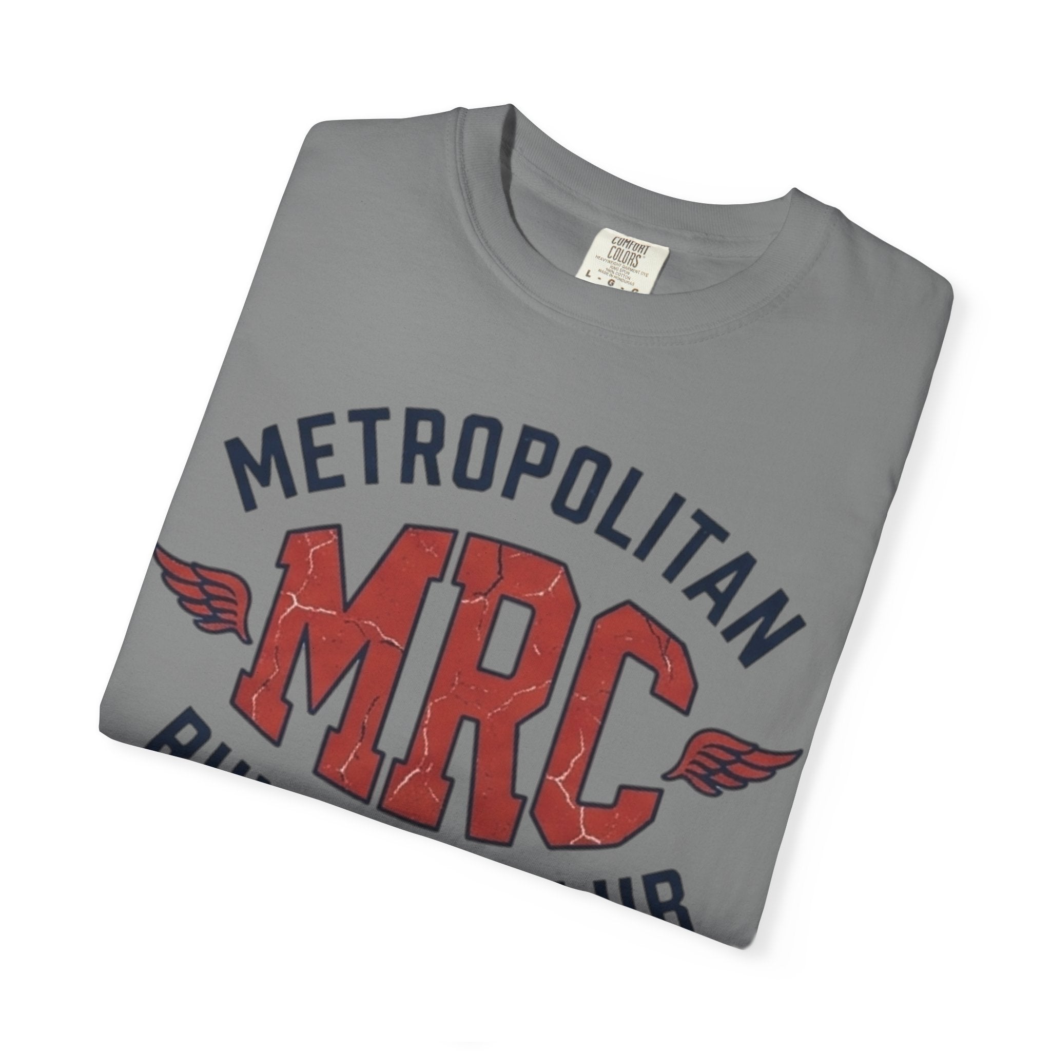 Metropolitan Runners Club "MRC" Graphic T-Shirt — Vintage NYC Running Tee