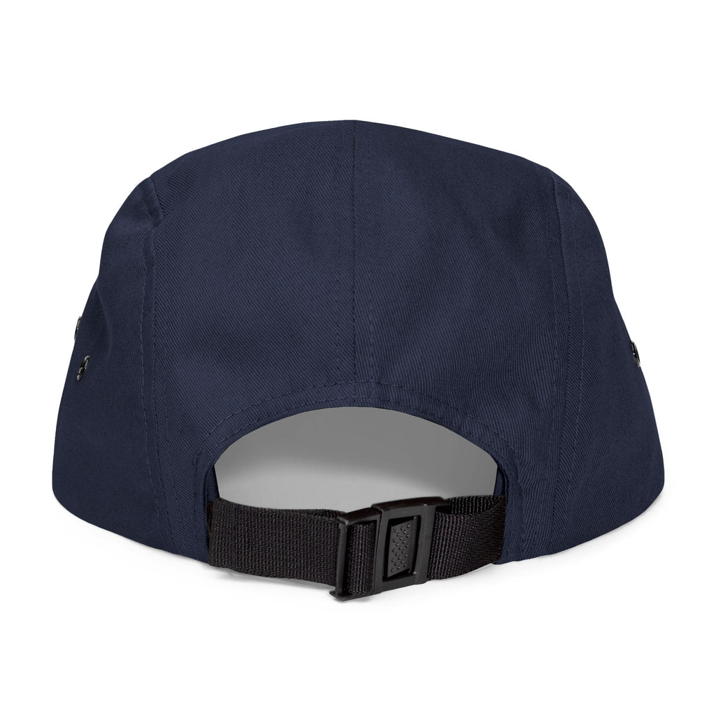 Long Island Green Embroidered 5-Panel Cap - Navy