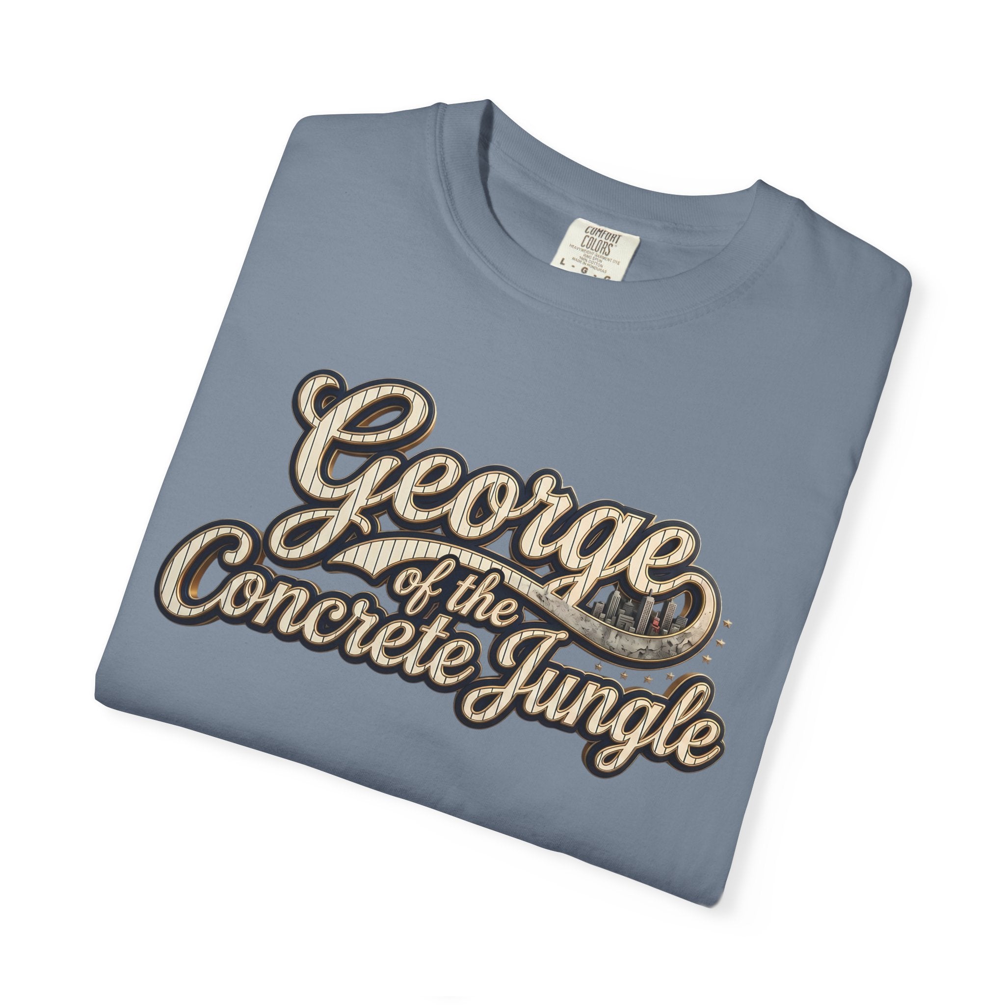 "George of the Concrete Jungle" New York Baseball Tee