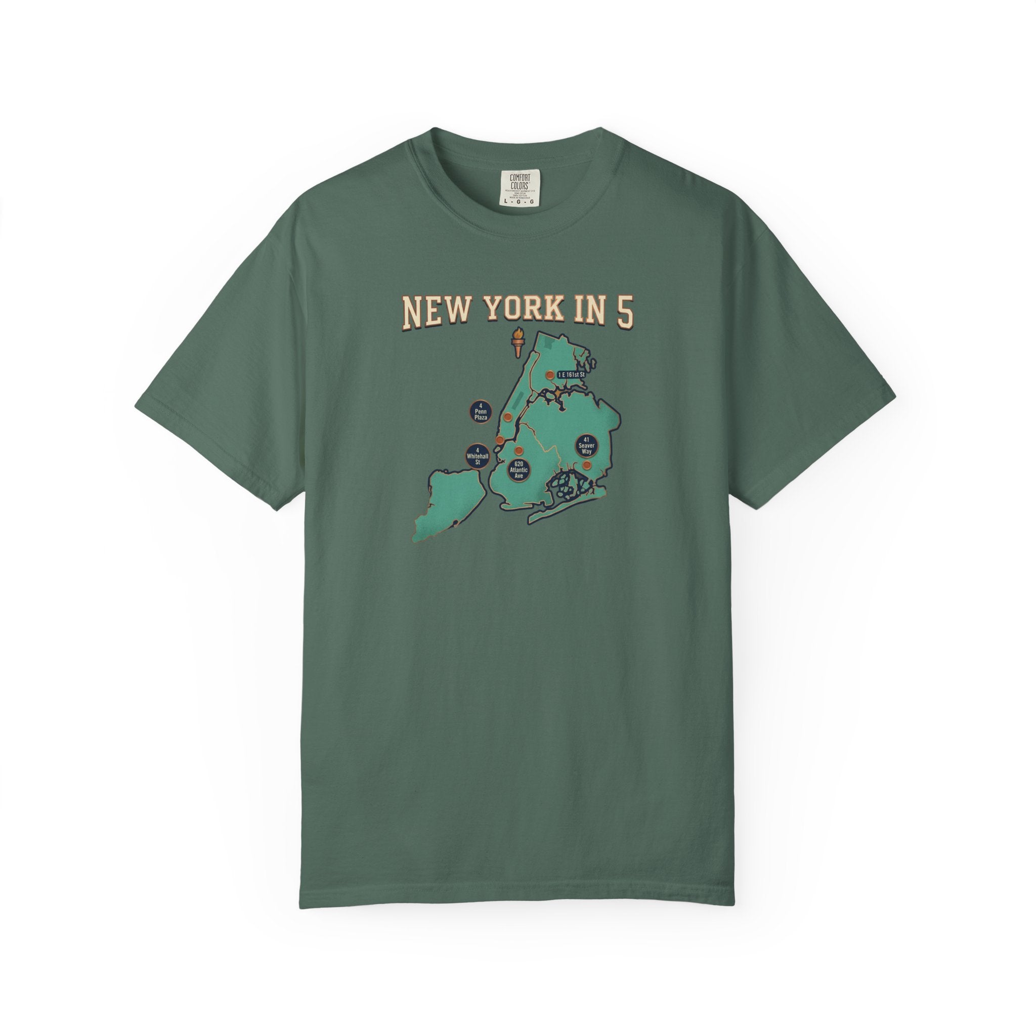 New York in 5 Boroughs Basketball - Blue Spruce