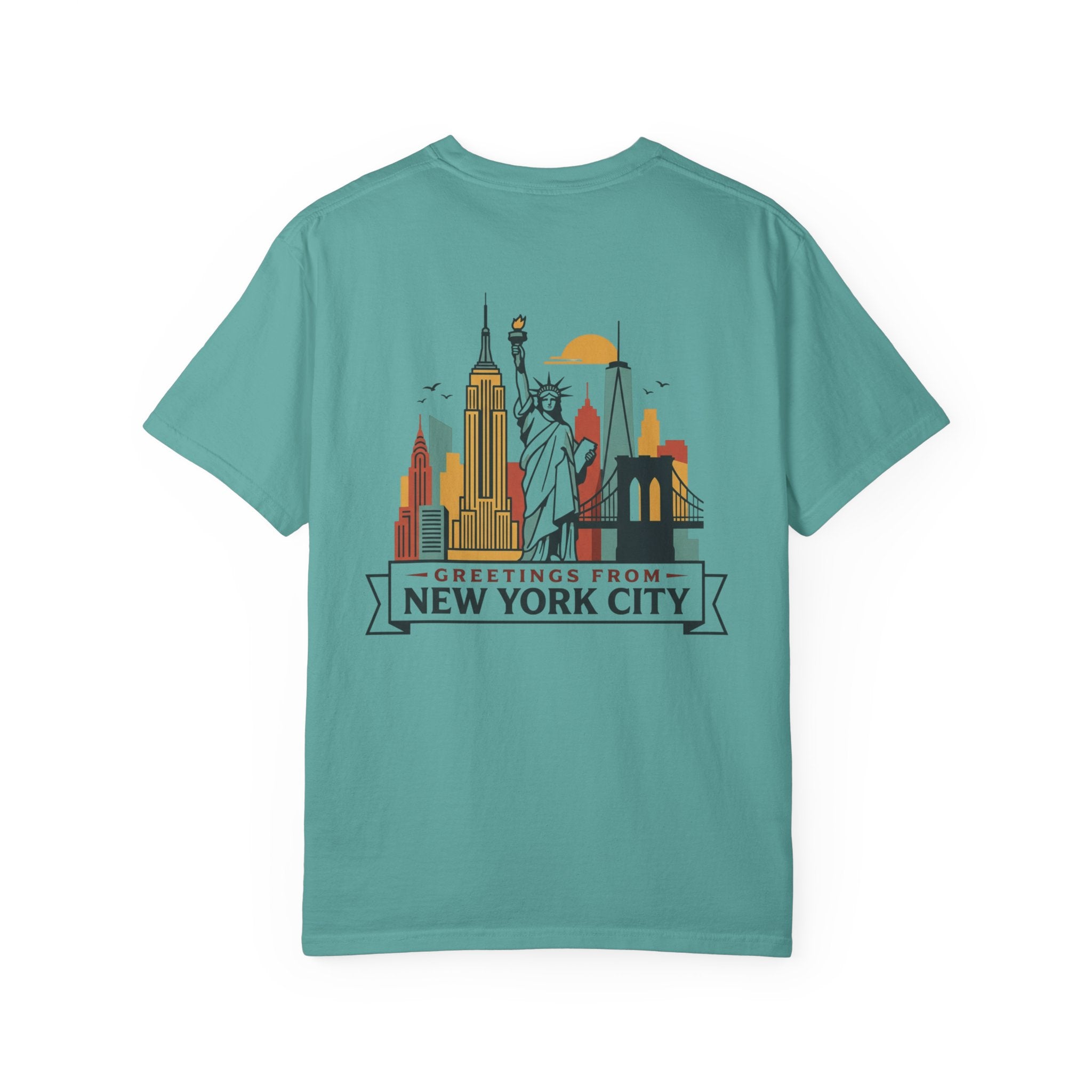 Greetings from New York City - Seafoam