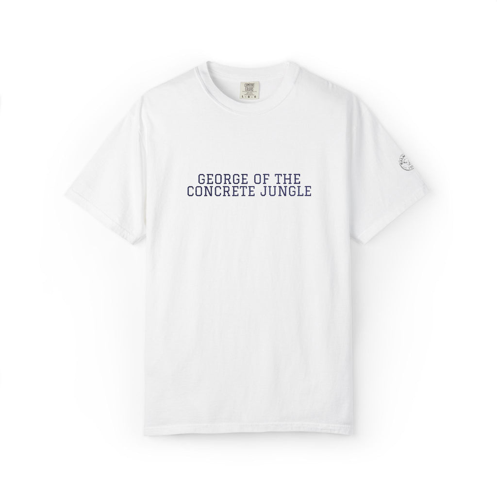George of the Concrete Jungle Embroidered - White