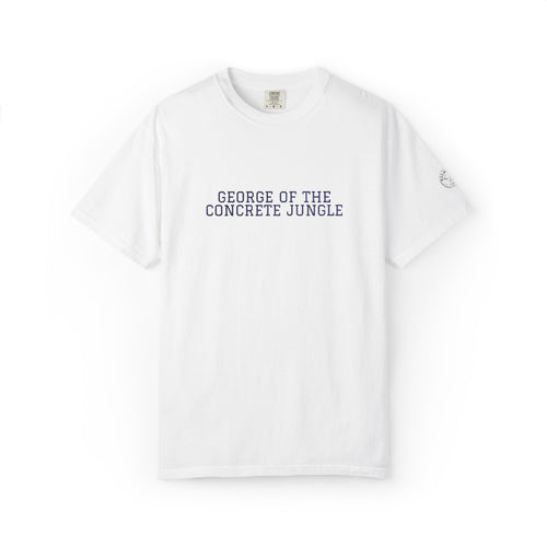 George of the Concrete Jungle Embroidered - White