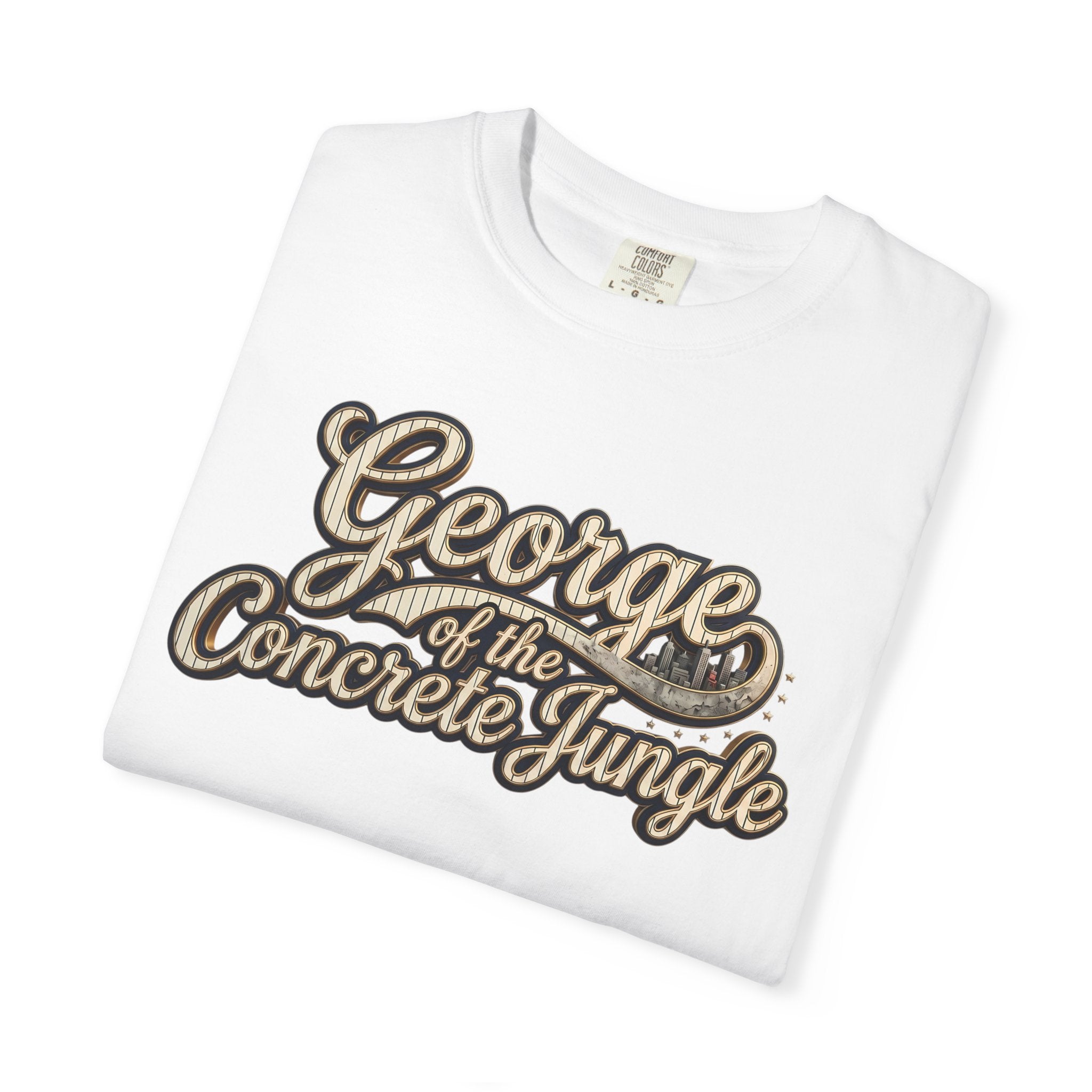 "George of the Concrete Jungle" New York Baseball Tee