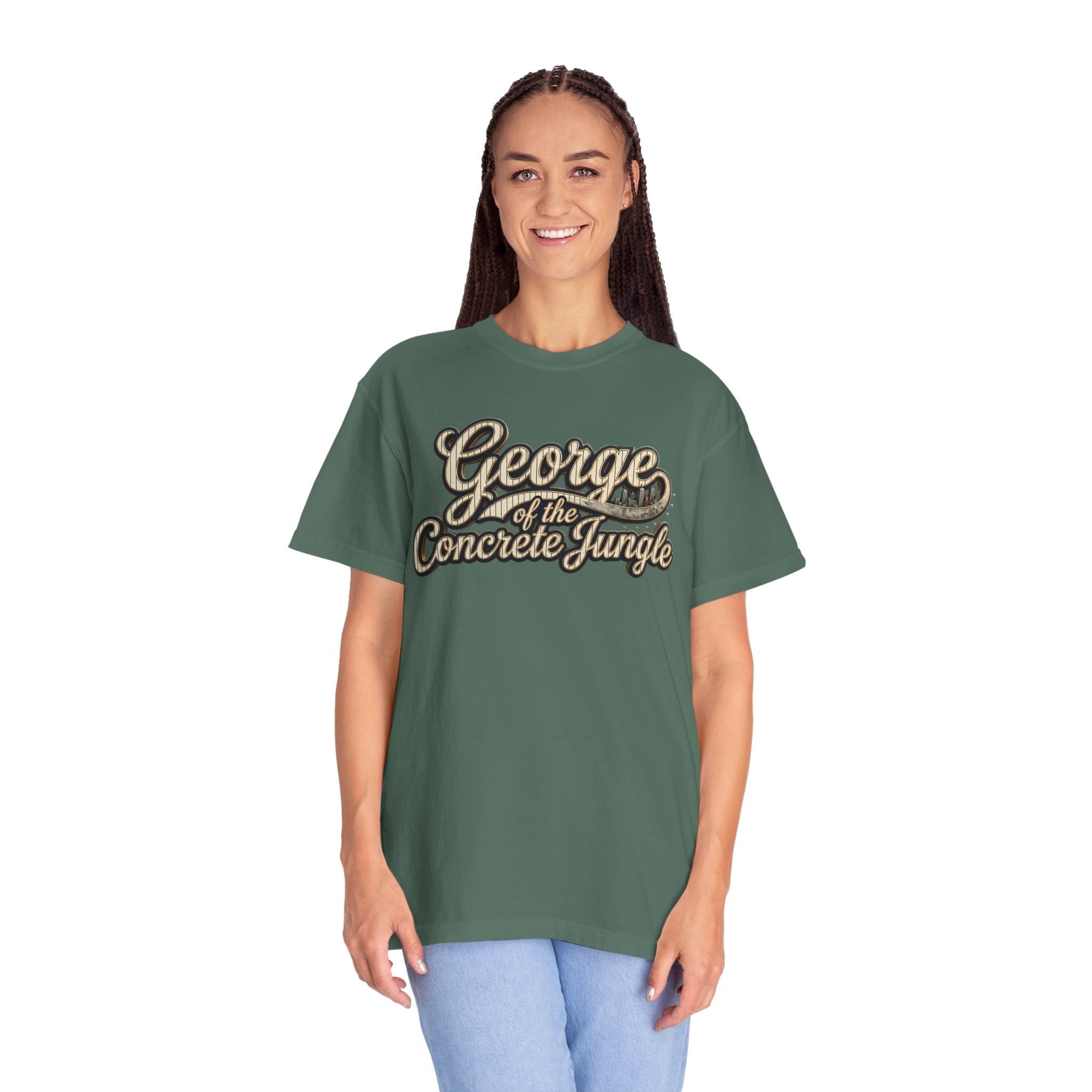 "George of the Concrete Jungle" New York Baseball Tee