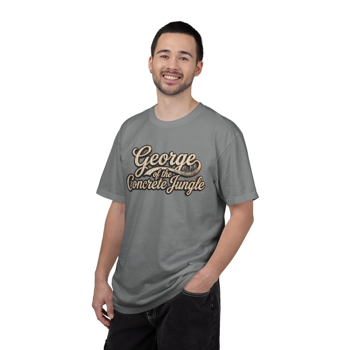"George of the Concrete Jungle" New York Baseball Tee